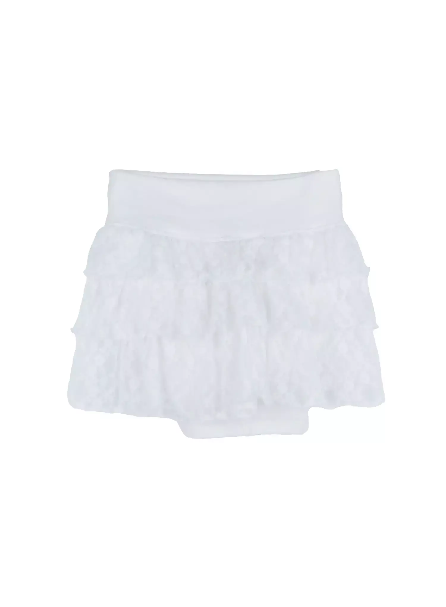 Lace Tiered Ruffle Skirt IL531 - Image 15
