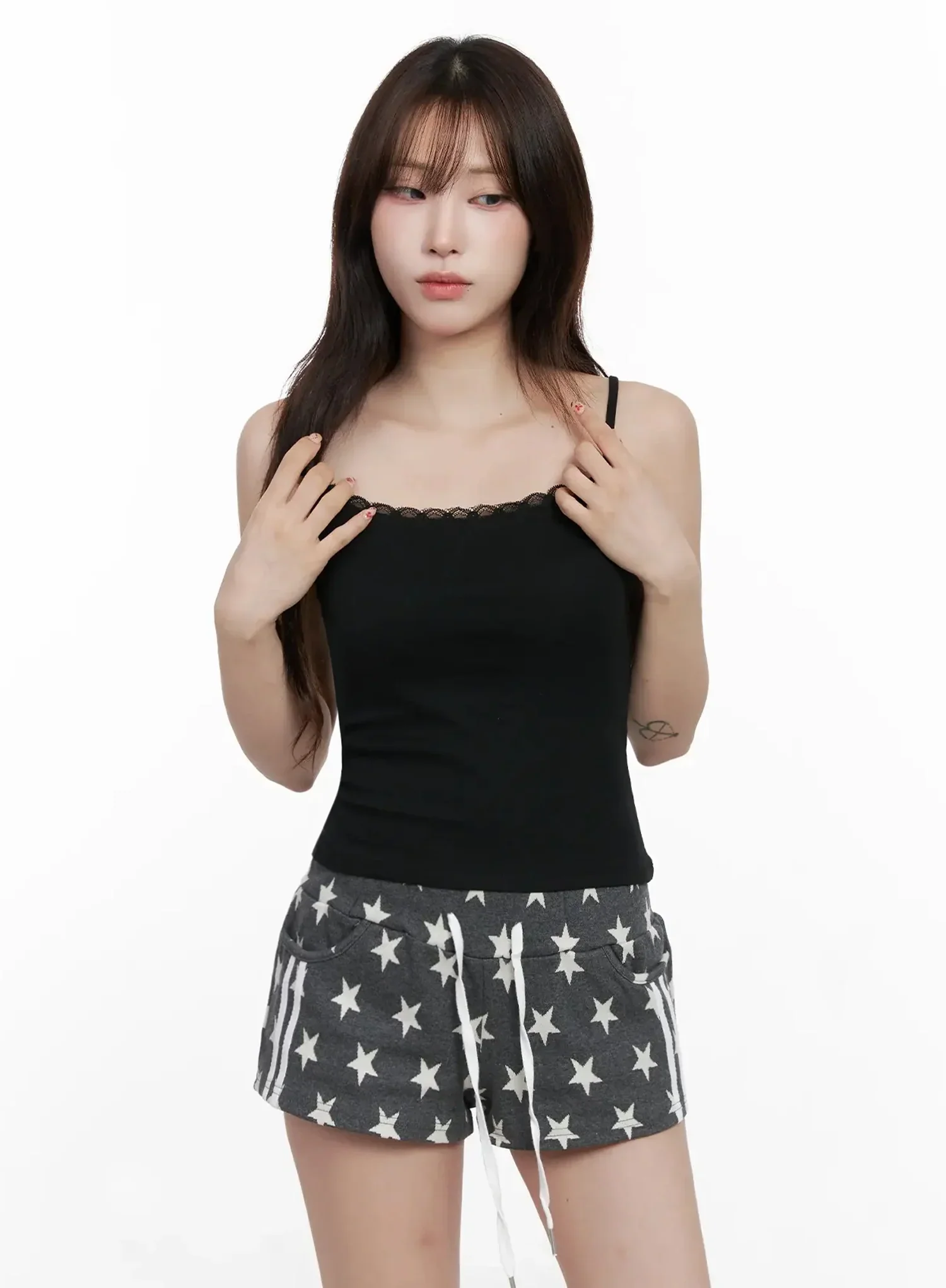Lace Trim Cami Tank Top IN514 - Image 12