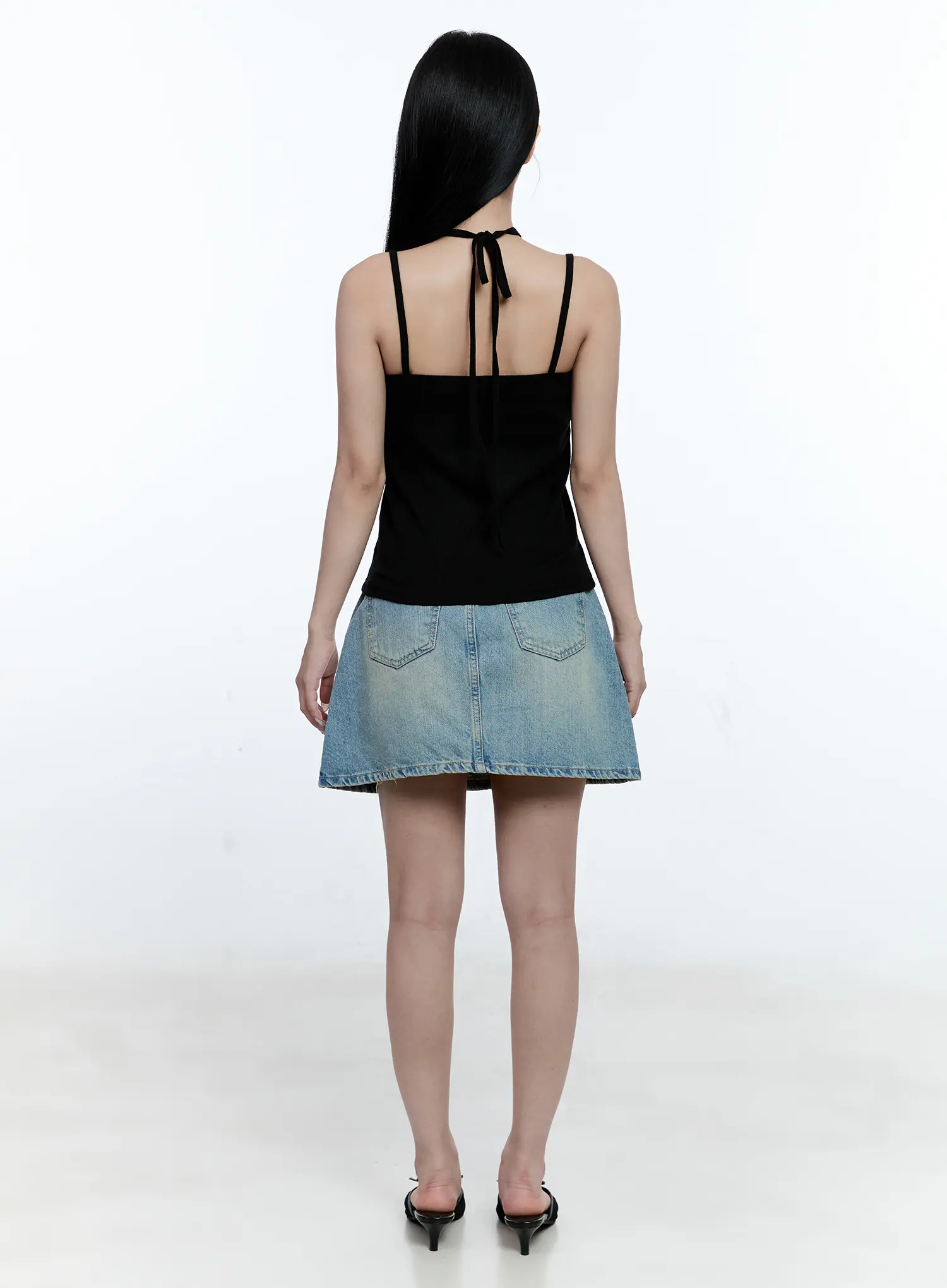 Lace-Trim Halter Tank CG512 - Image 8