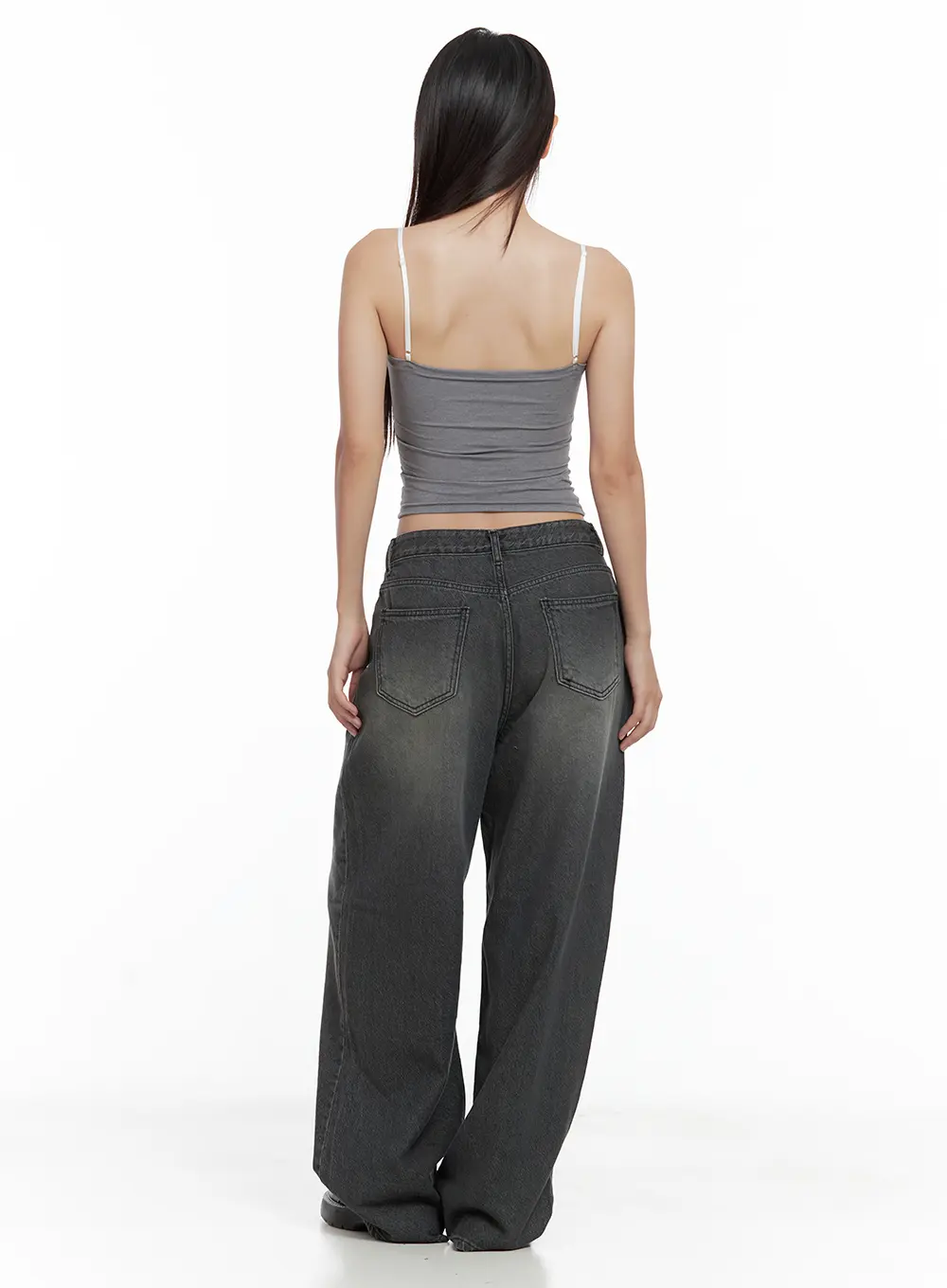 Lace-Trim Shirred Ribbon Camisole CL508 - Image 5
