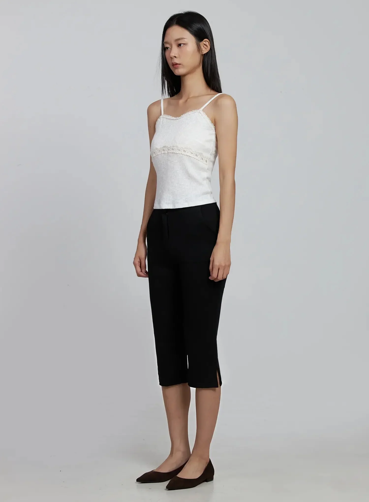 Lace Trim Sleeveless Camisole IM520 - Image 8