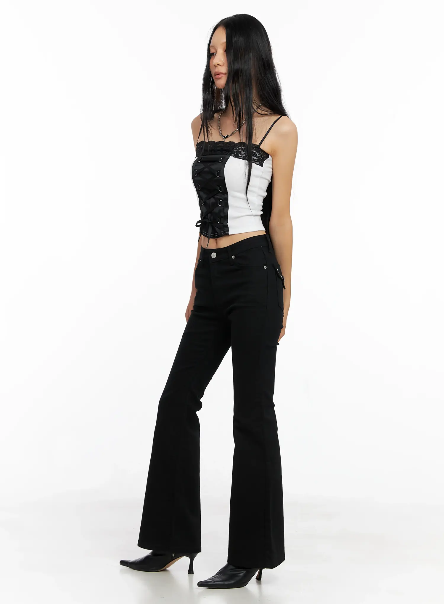 Lace-Up Corset Sleeveless Top CO528 - Image 6