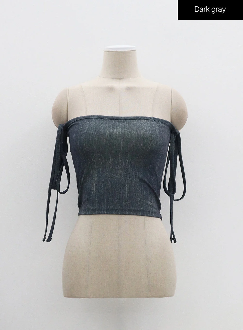 Lace-Up Detail Tube Top BF323 - Image 14