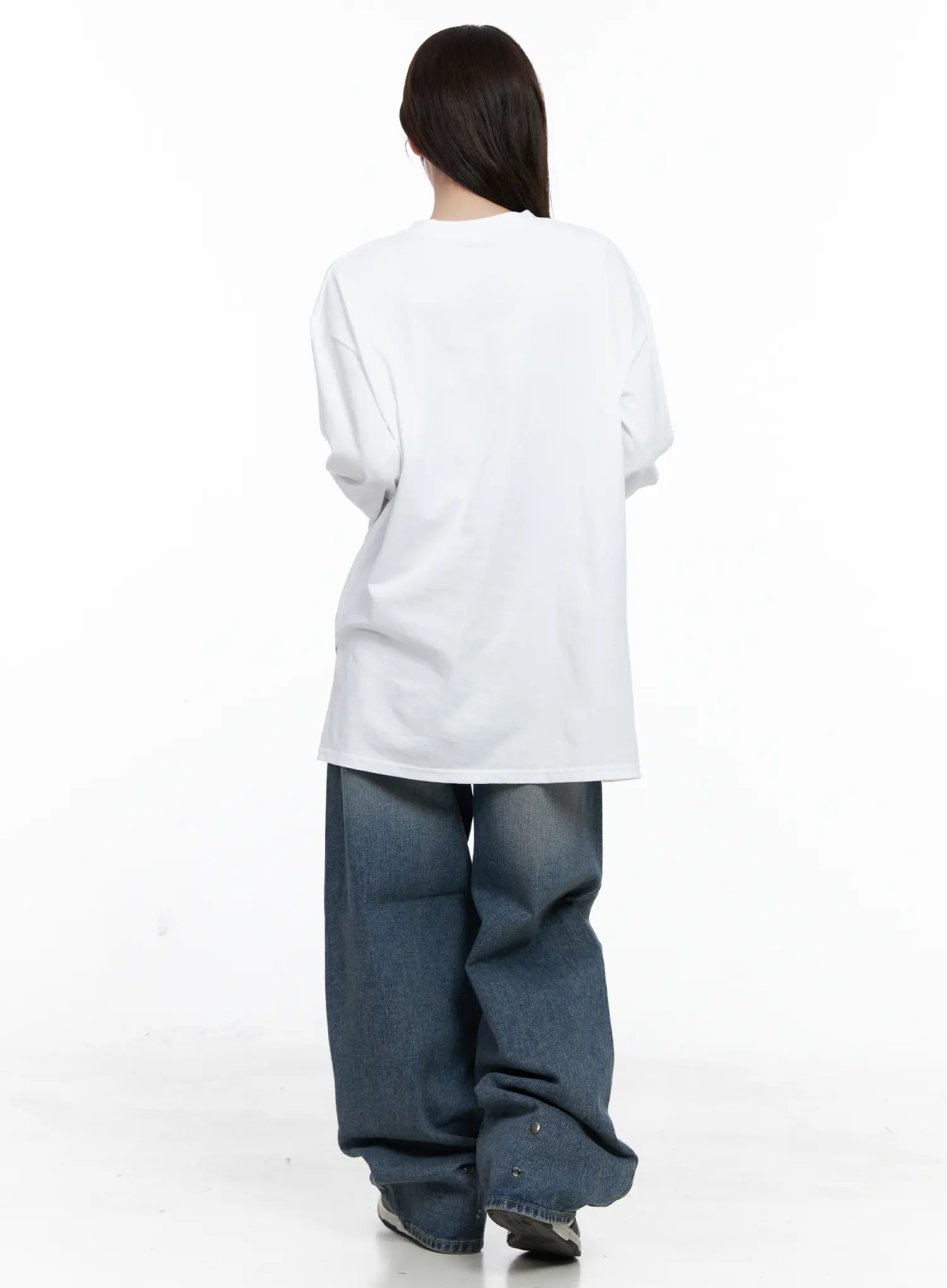 Laney Washed Wide-Leg Jeans CO520 - Image 7