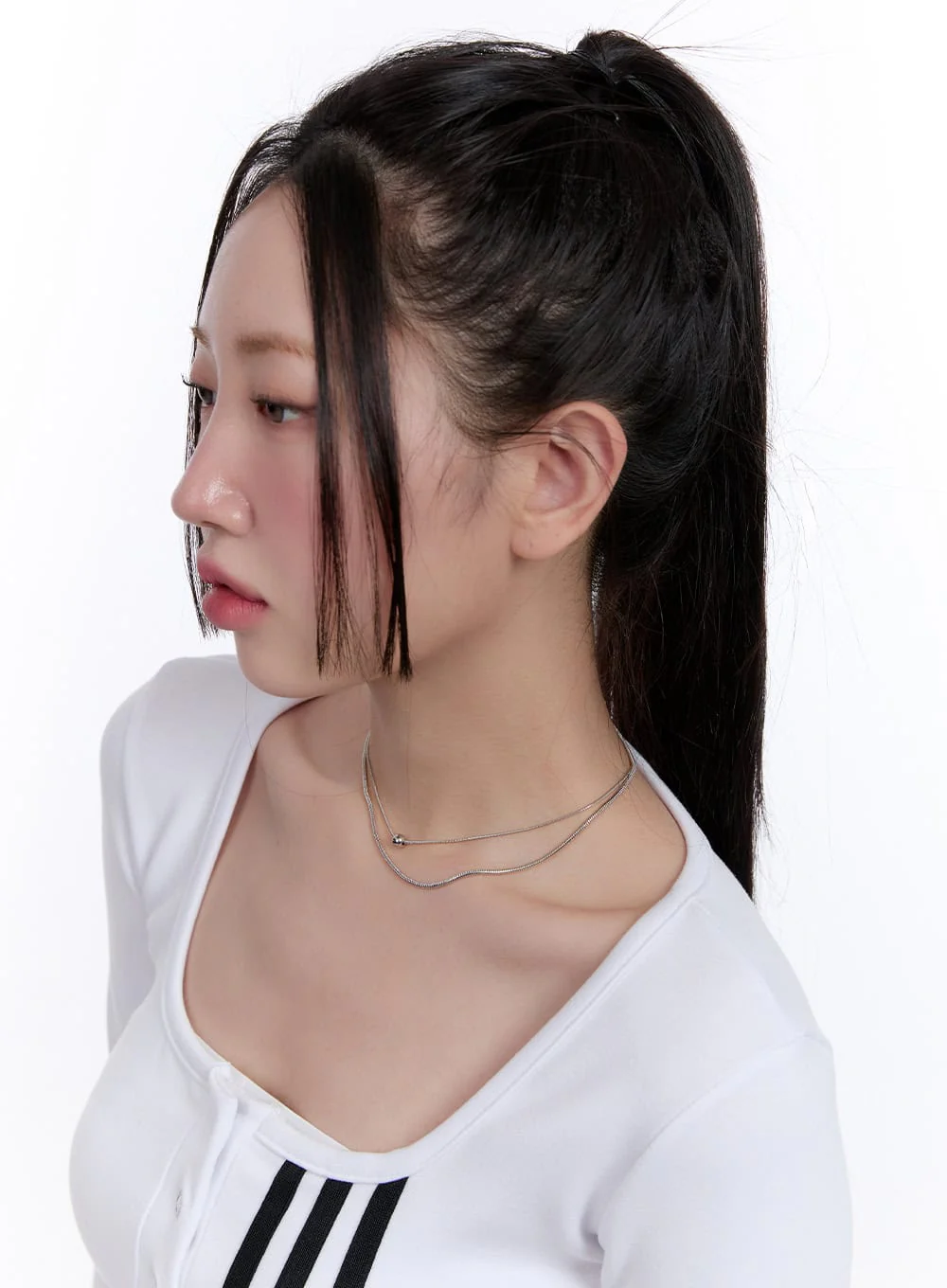 Layered Ball-Chain Necklace CJ509 - Image 5