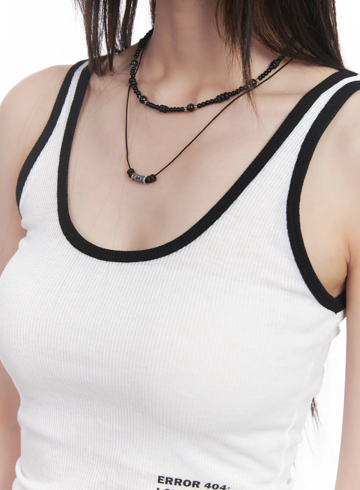 Layered Beaded Necklace CU518