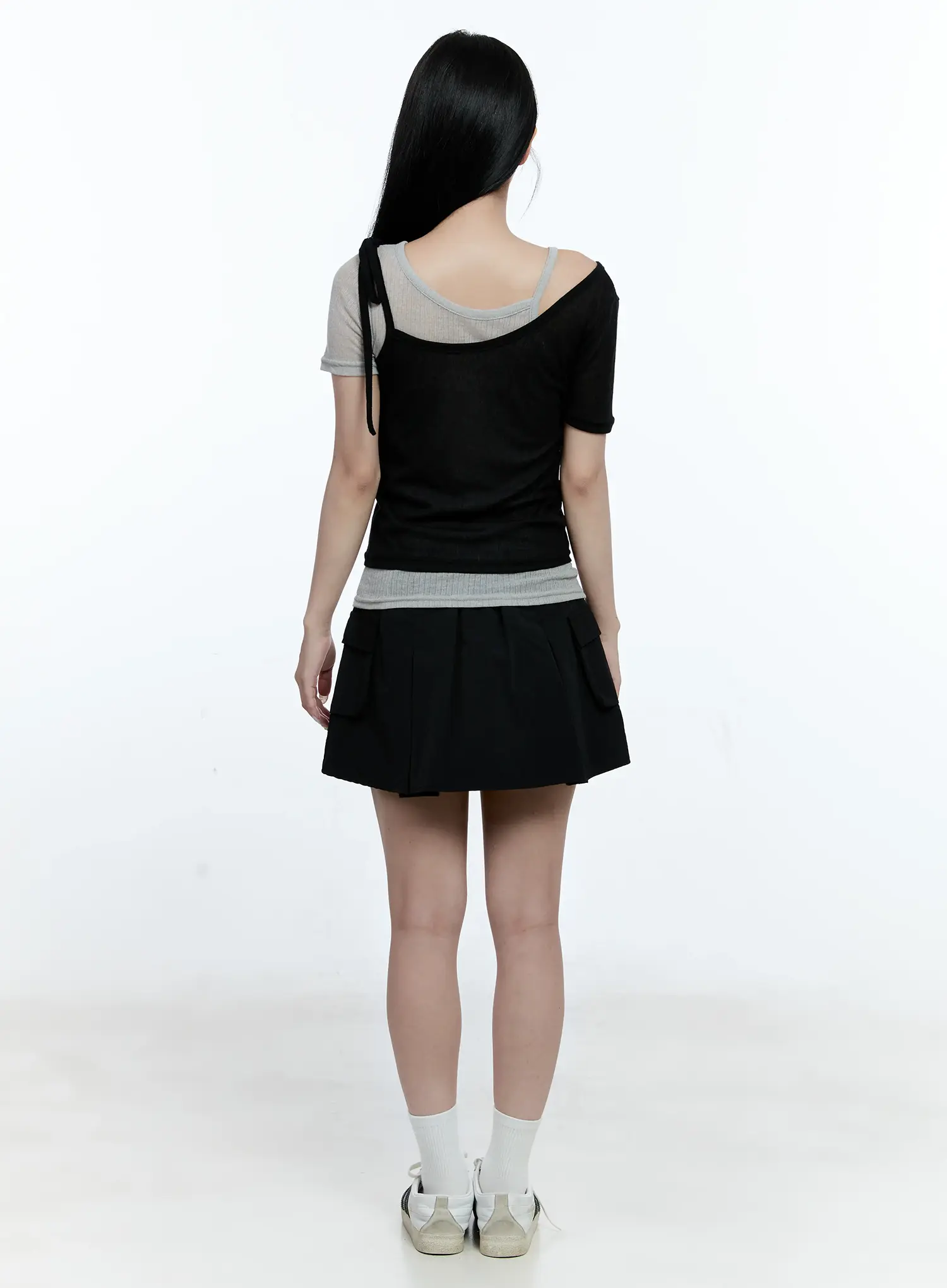 Layered Bow Short-Sleeve Tee CG513 - Image 10