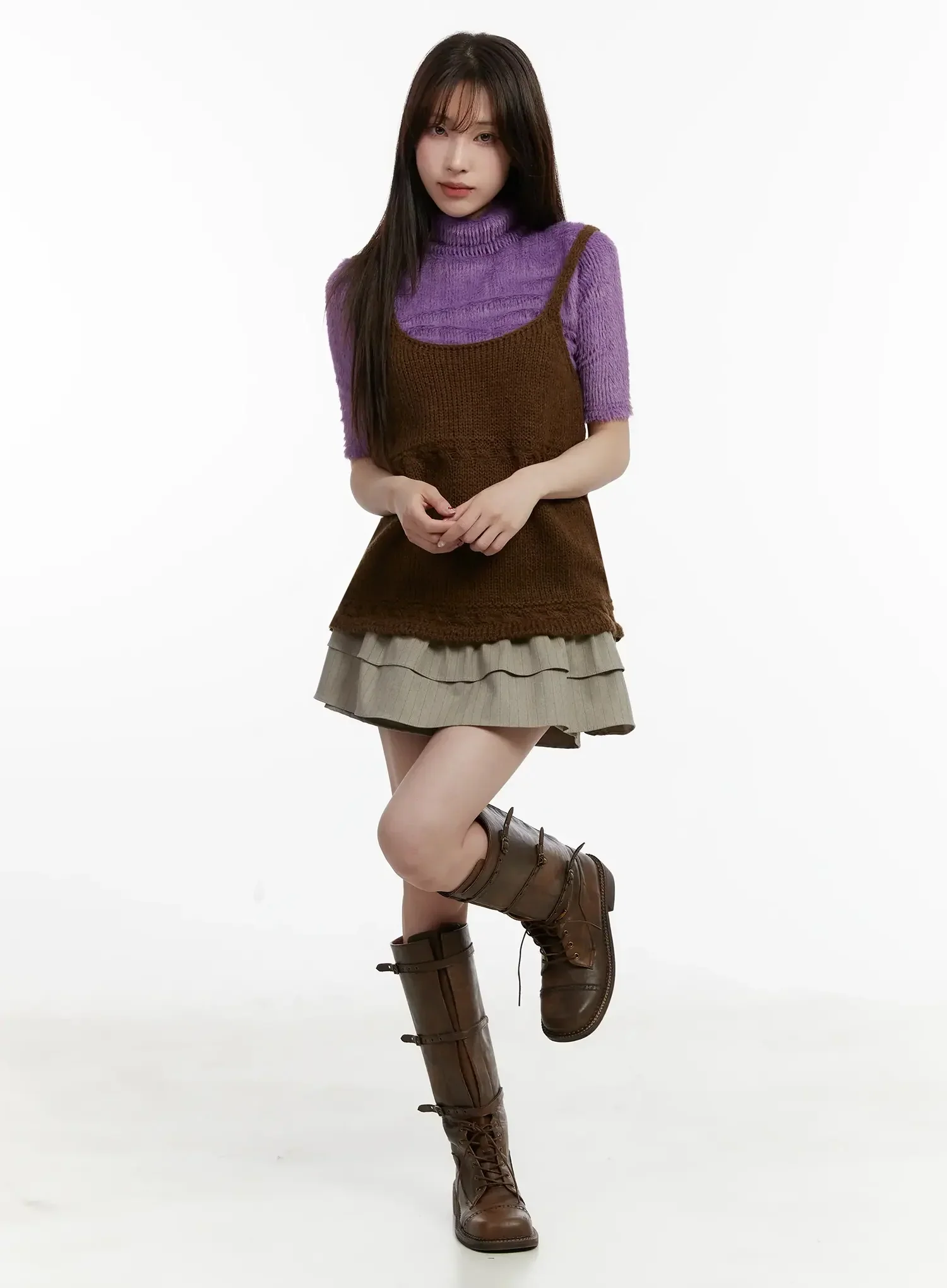 Layered Frill Skort IJ521 - Image 3