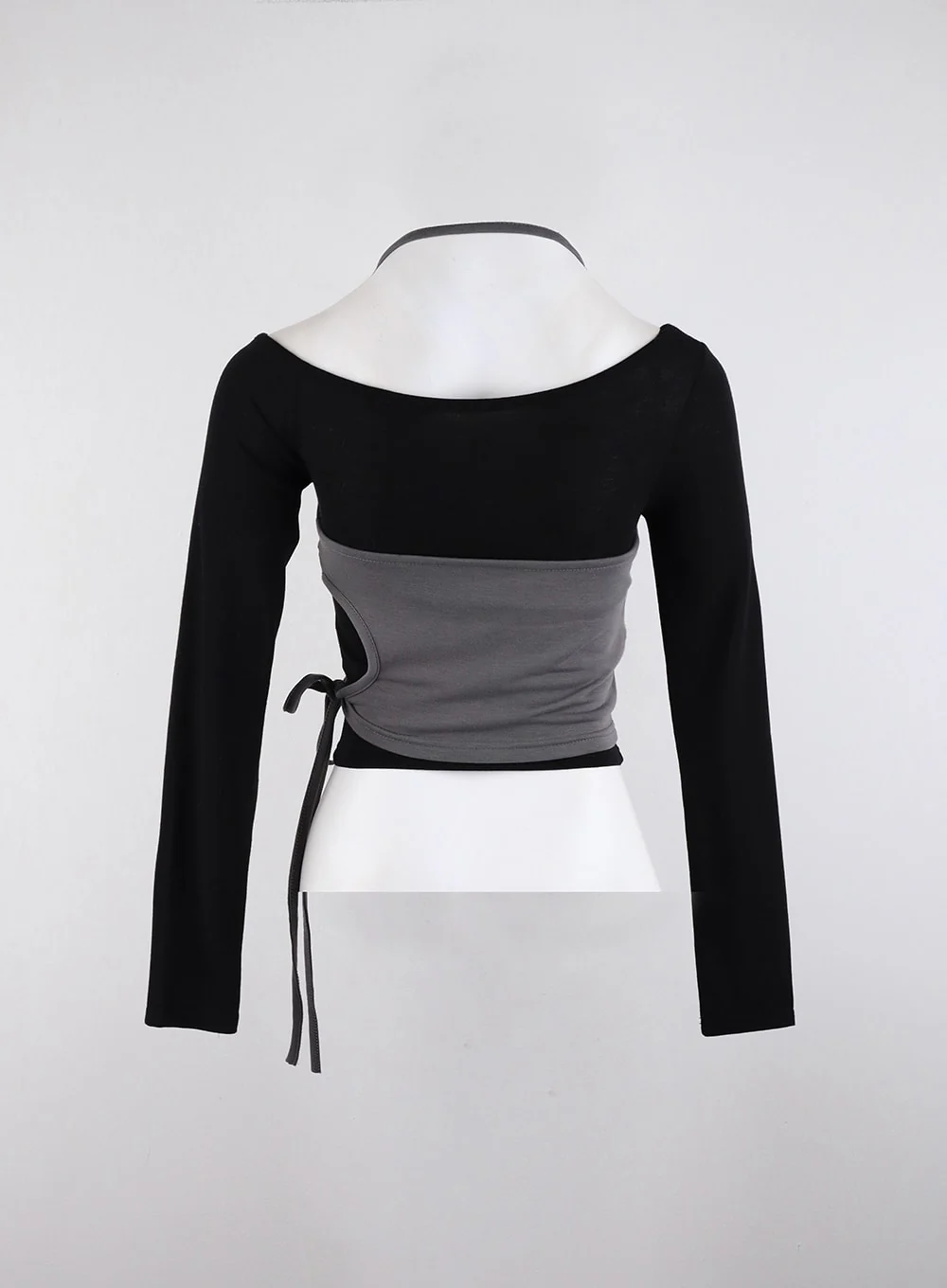 Layered Halter Crop Tee ID315 - Image 10