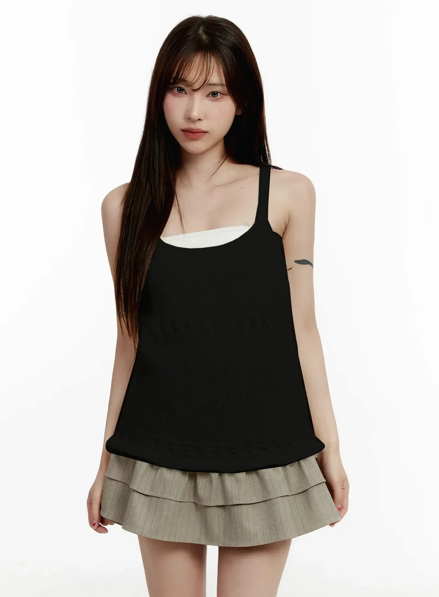 Layered Knit Top IJ521 - Image 15