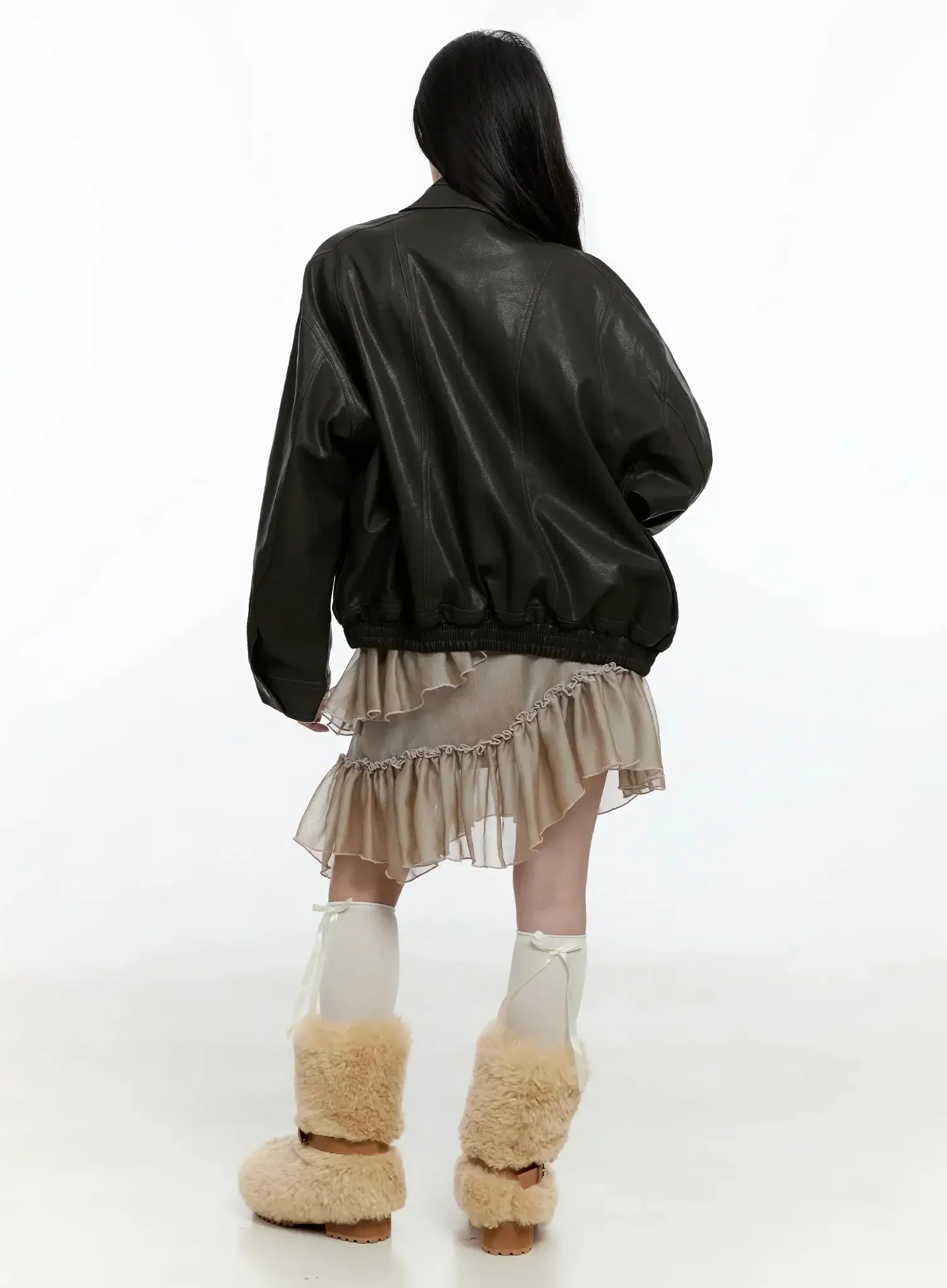 Layered Midi Chiffon Skirt IO520 - Image 11