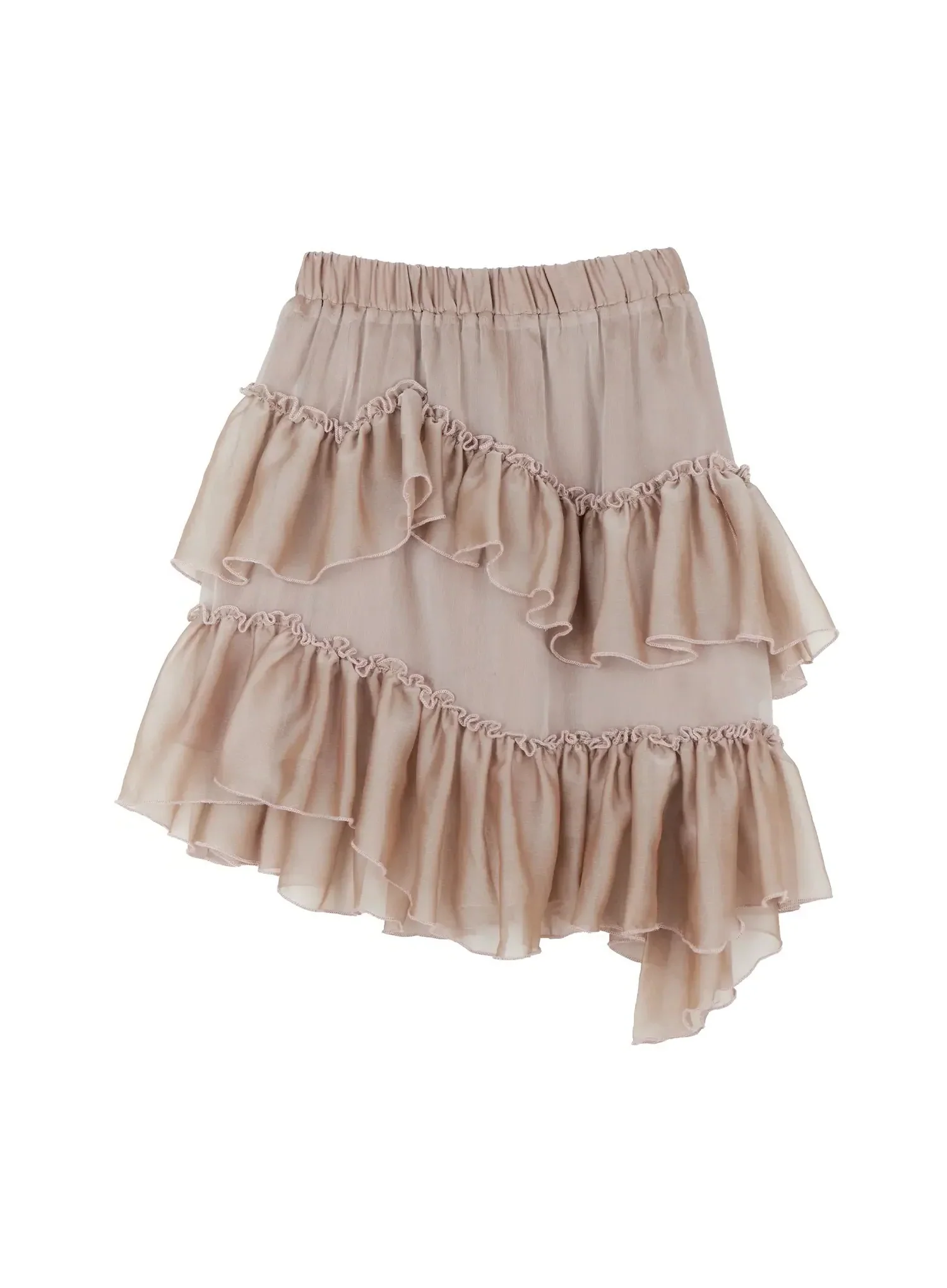 Layered Midi Chiffon Skirt IO520 - Image 16