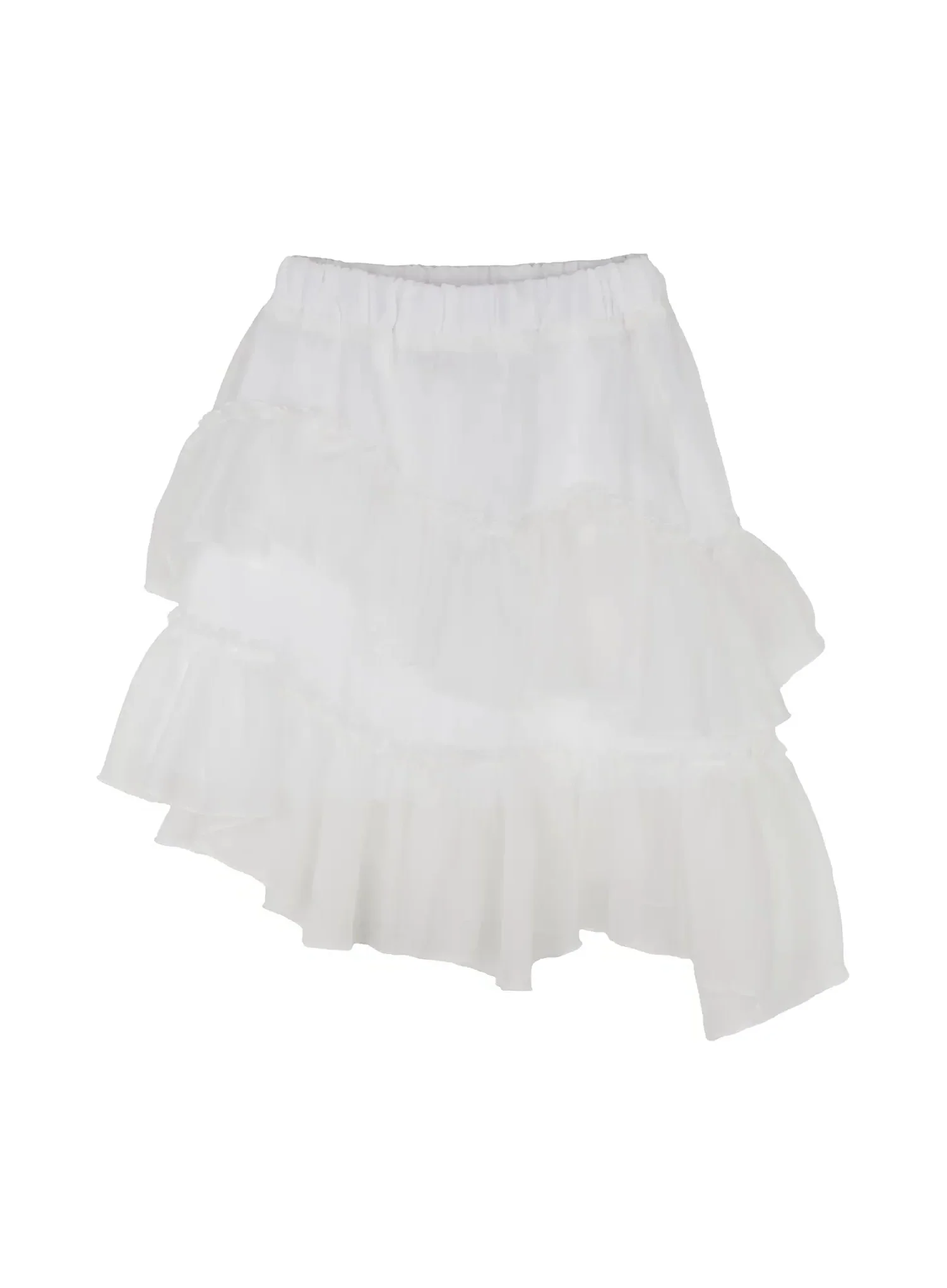 Layered Midi Chiffon Skirt IO520 - Image 17