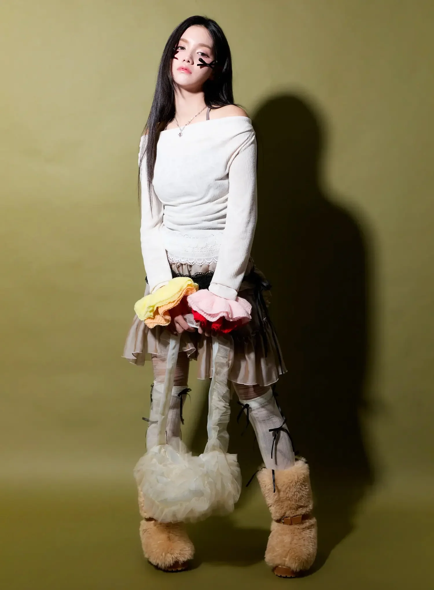 Layered Midi Chiffon Skirt IO520 - Image 8