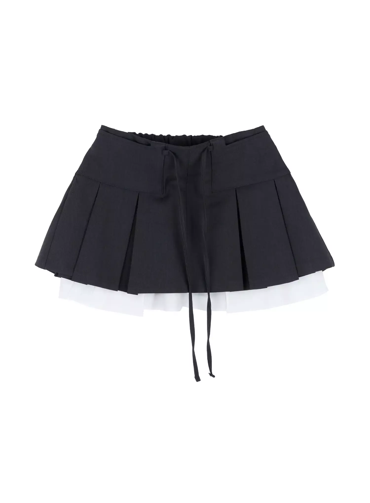 Layered Pleated Mini Skirt IS516 - Image 15