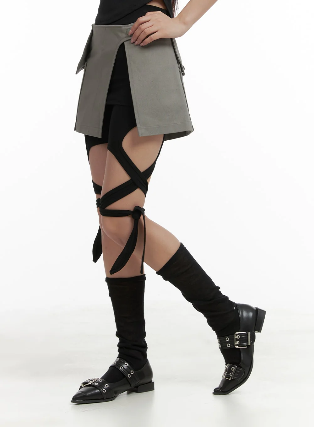 Layered Pocket Skirt CA409 - Image 5