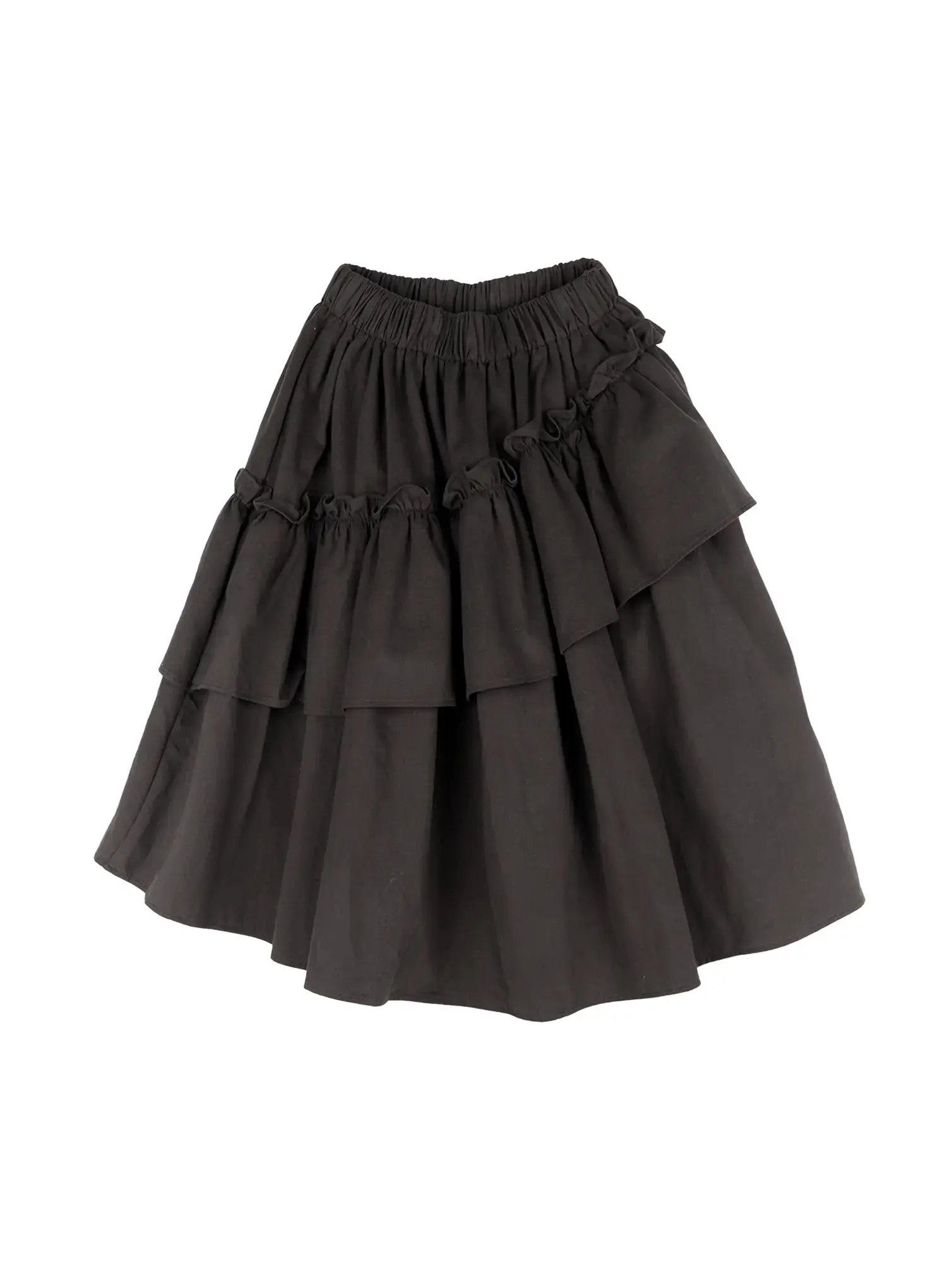 Layered Ruffle Flare Midi Skirt CD502 - Image 10
