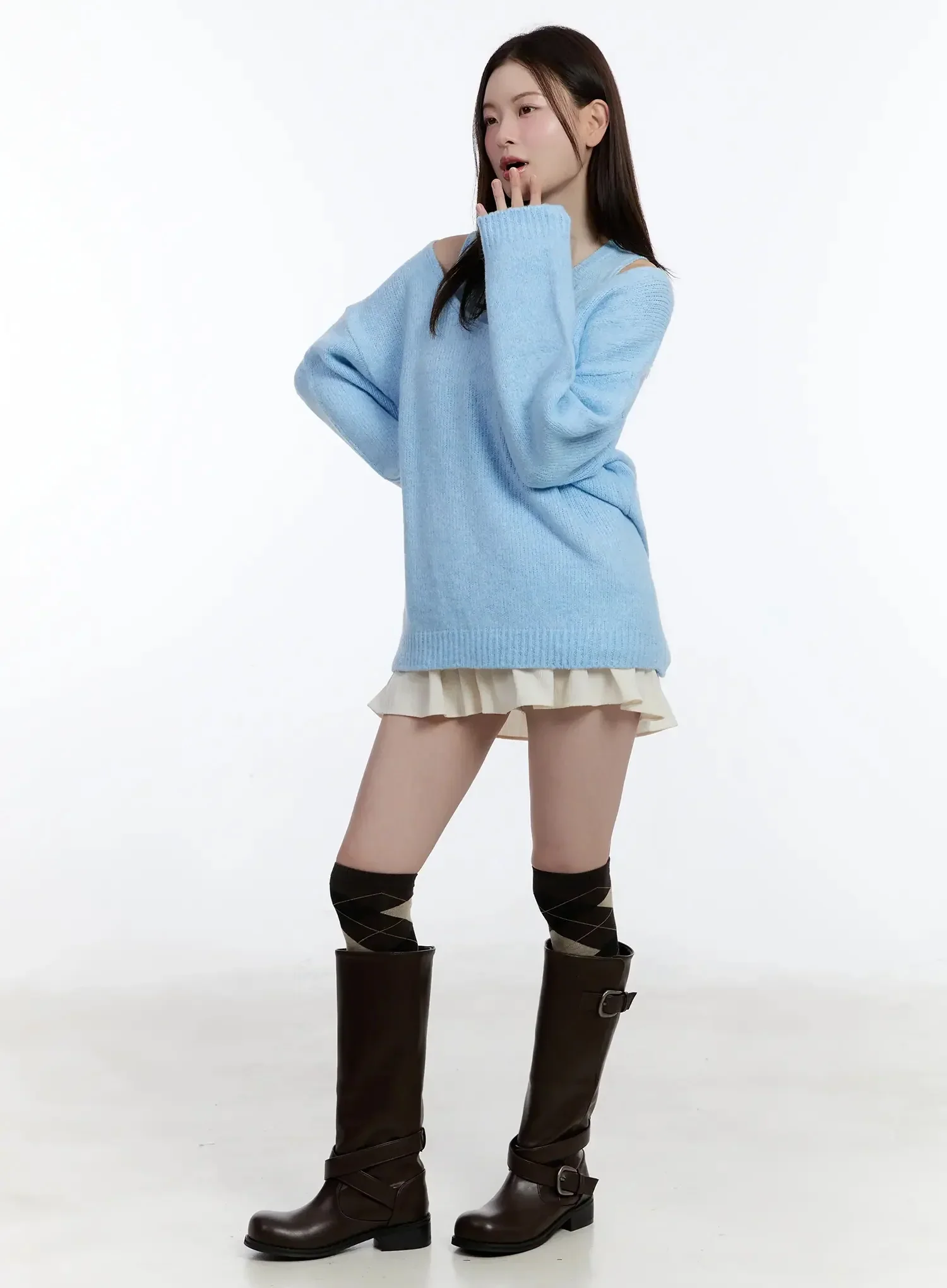 Layered Ruffle Skirt Pants ID526 - Image 7