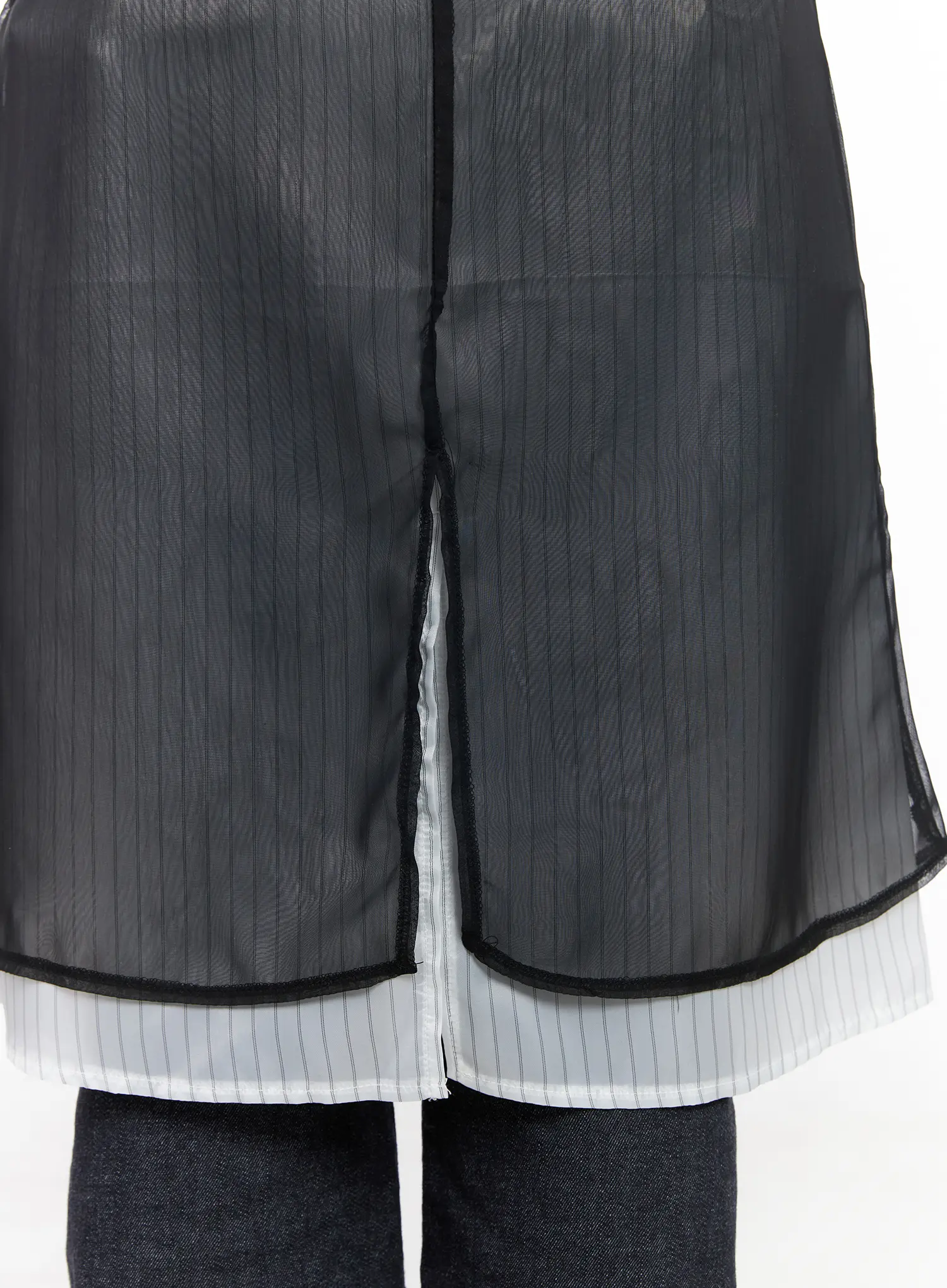 Layered Sheer Midi Skirt CM516 - Image 6