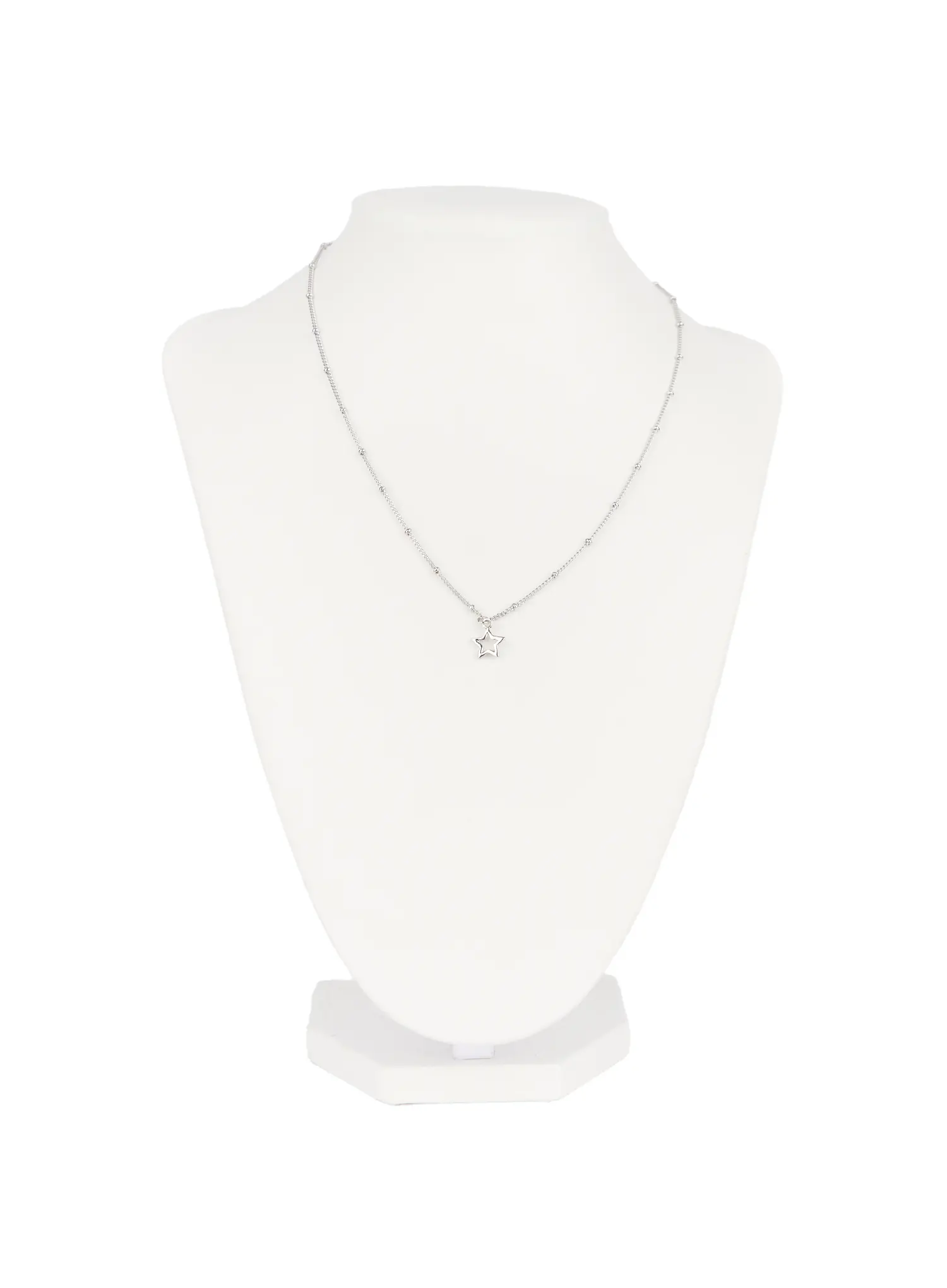 Layered Star Charm Necklace F502 - Image 8