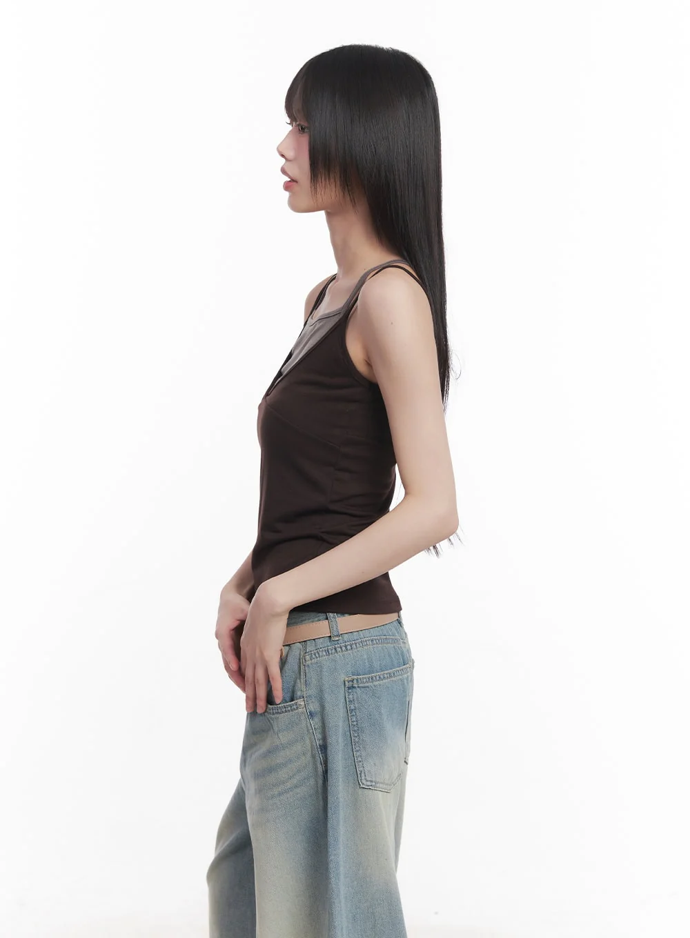 Layered Two-Tone Cami CU505 - Image 5