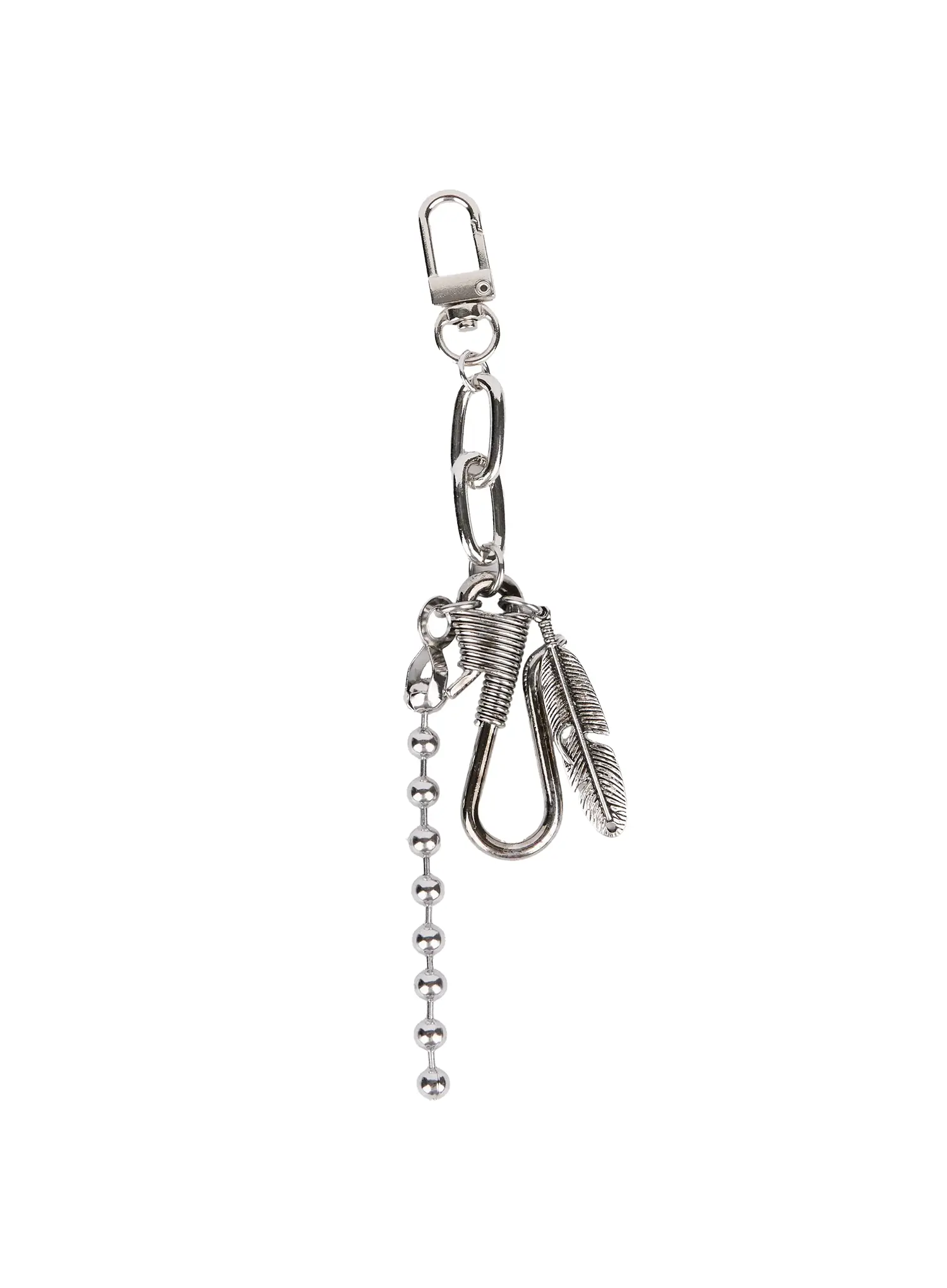Leaf Charm Keychain IS516