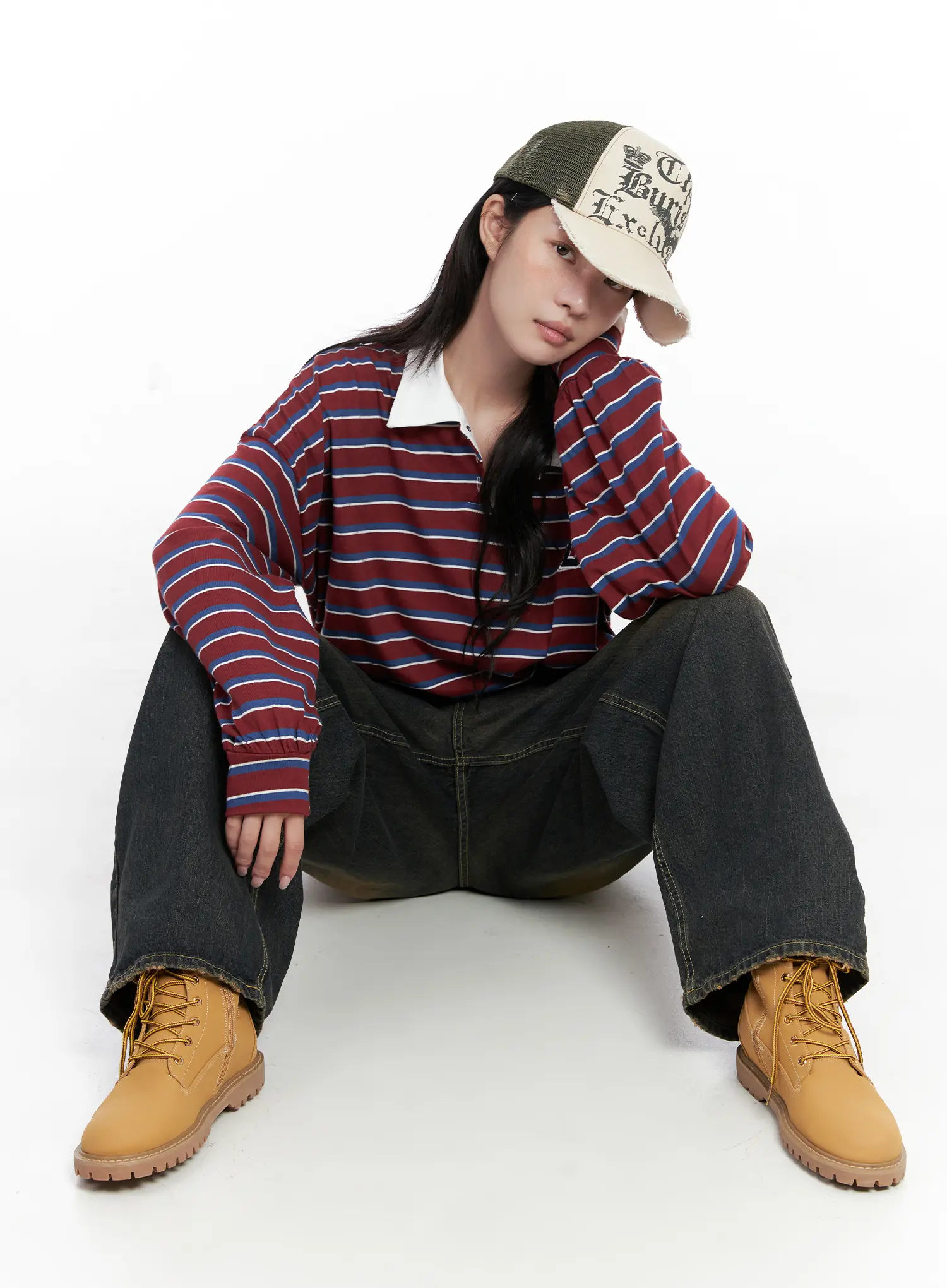 Leona Vintage Baggy Jeans CS526 - Image 5