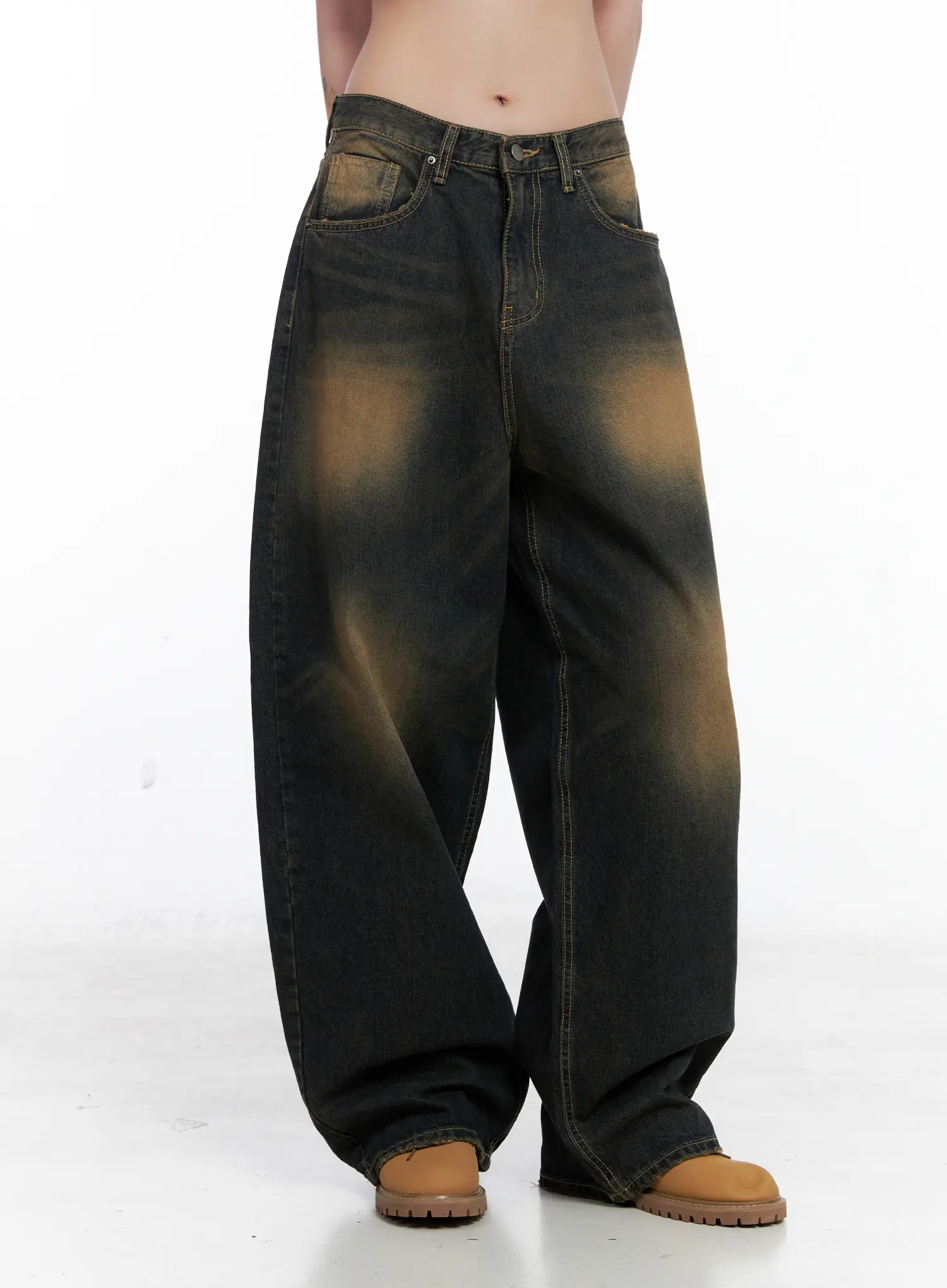 Leona Vintage Baggy Jeans CS526 - Image 9