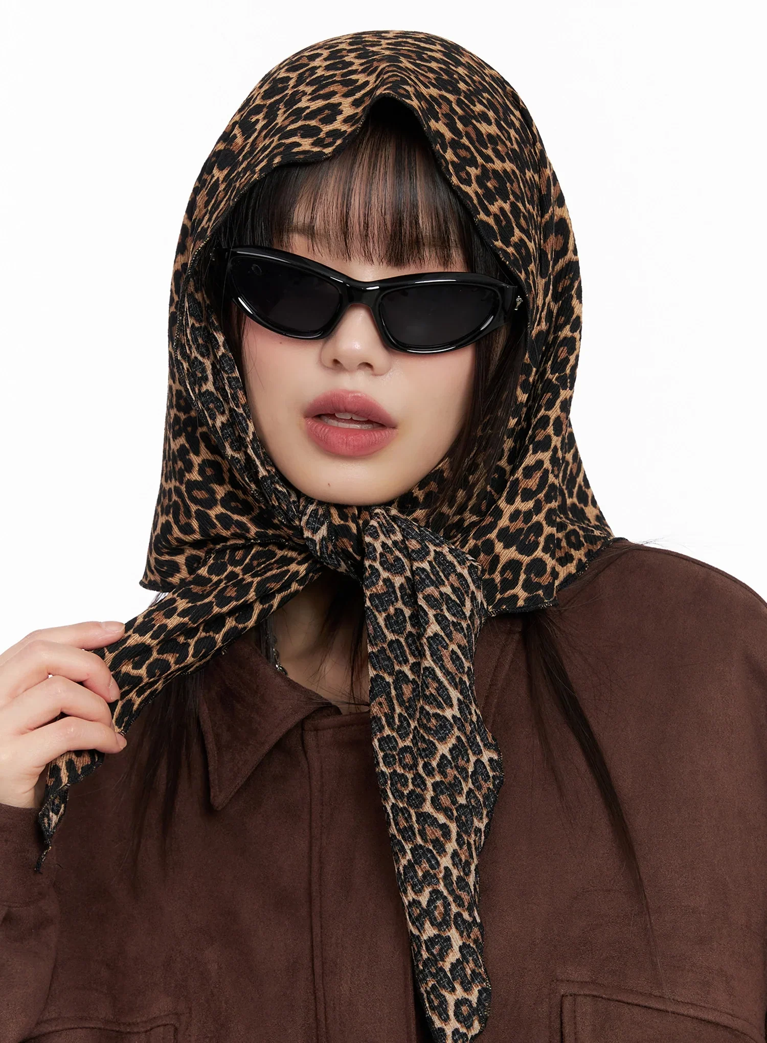 Leopard Print Scarf IN503