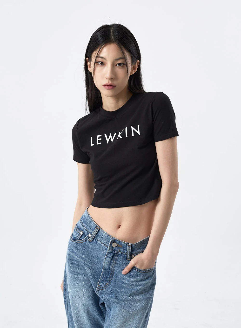 Lewkin Cropped Tee CM307 - Image 3