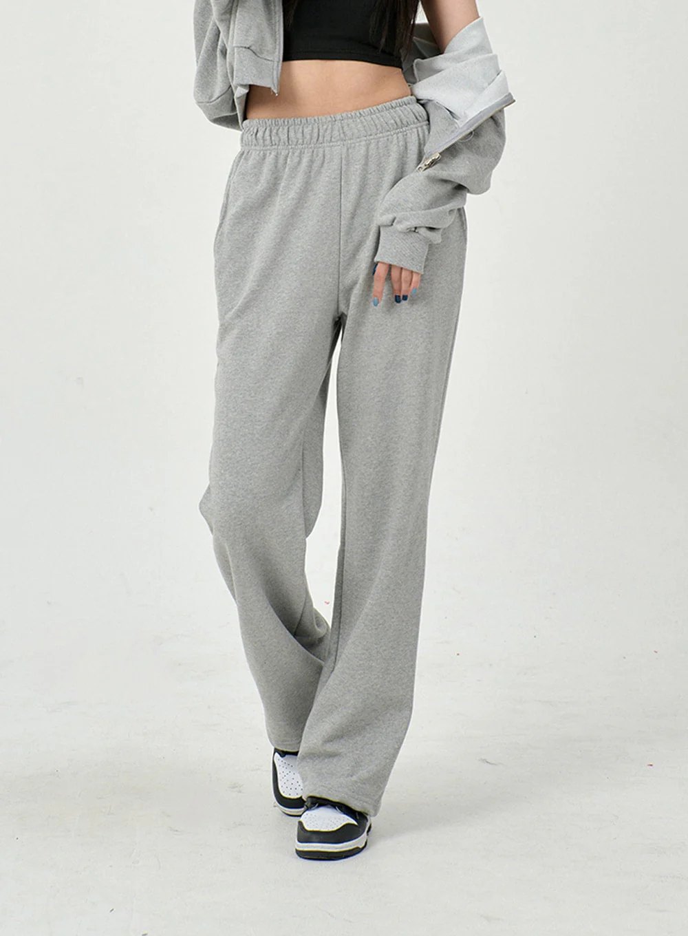 Lewkin Soft Basic Wide Training Pants C1210 - Image 4