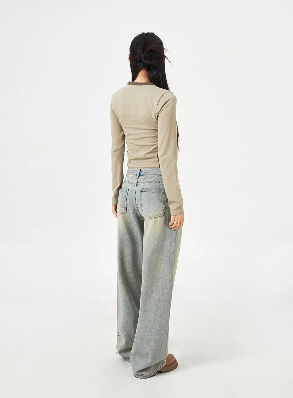 Light Blue Baggy Jeans CM323 - Image 12