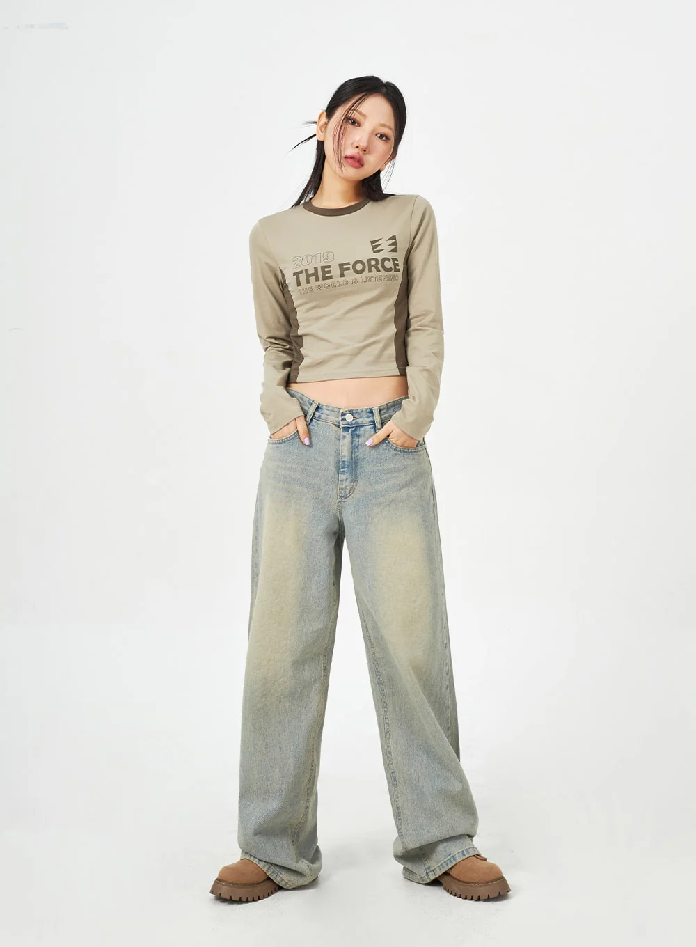 Light Blue Baggy Jeans CM323 - Image 13