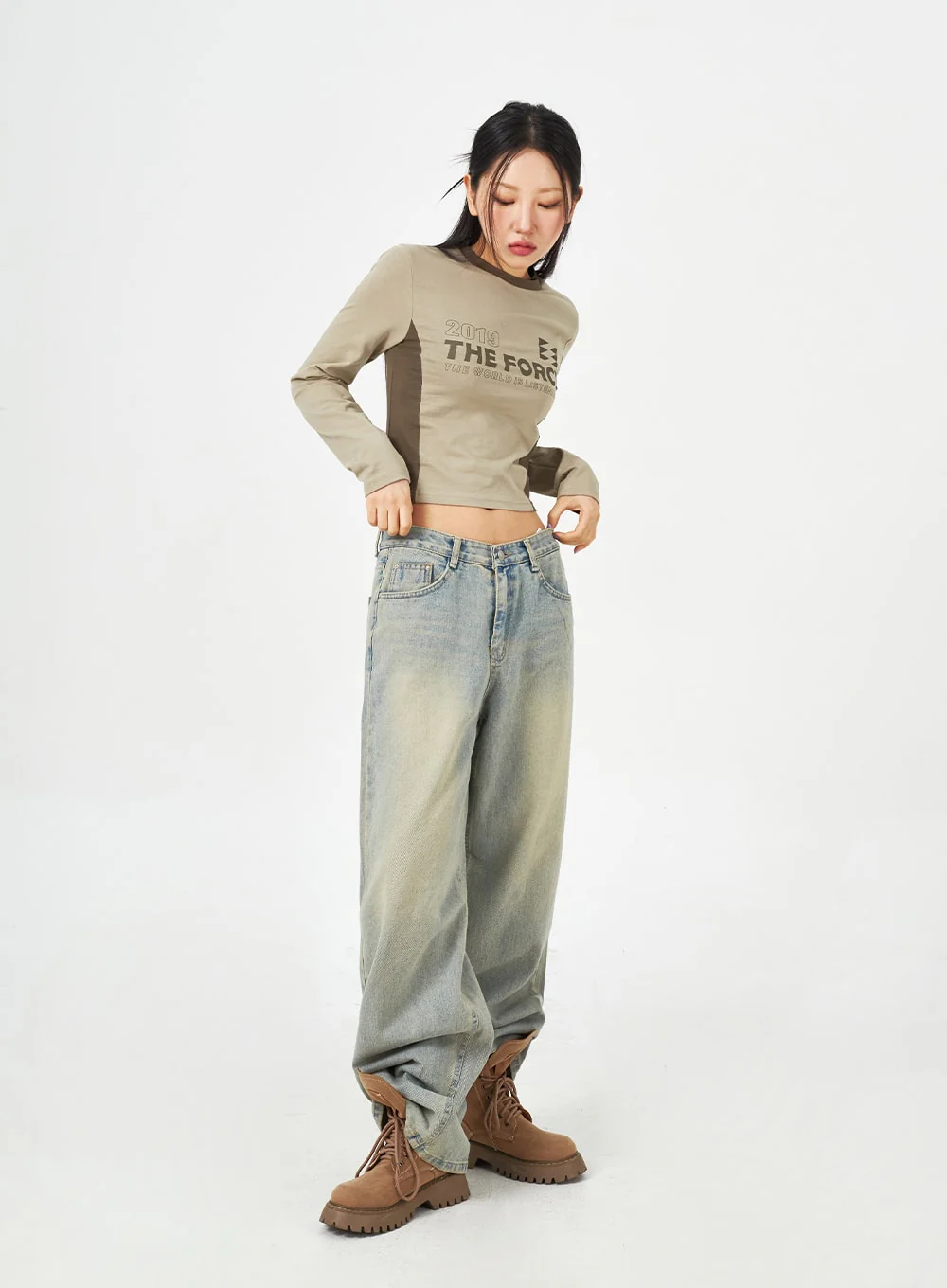 Light Blue Baggy Jeans CM323 - Image 8