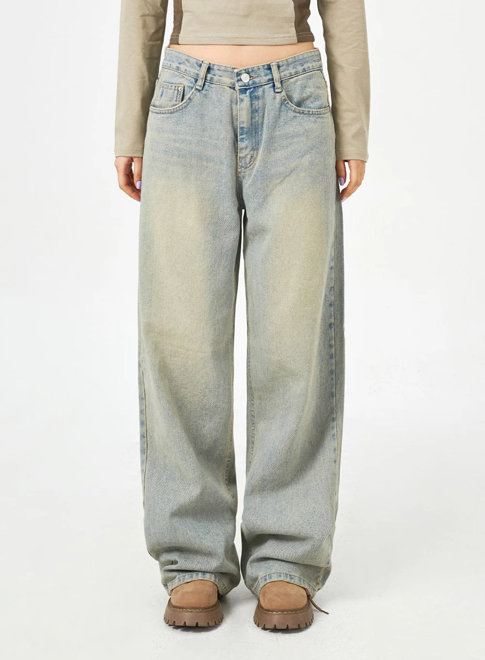 Light Blue Baggy Jeans CM323 - Image 9