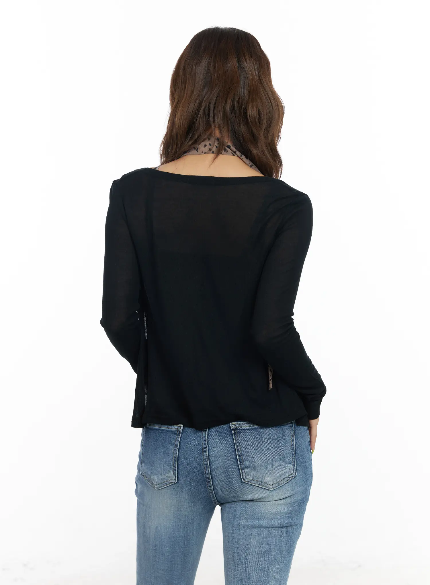 Lightweight Sheer Cardigan CF513 - Image 9