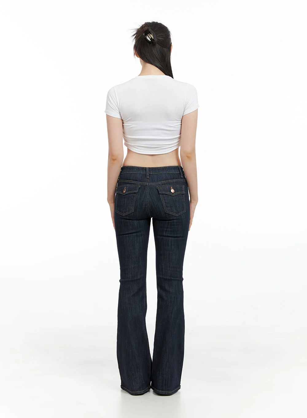 Lila Slim Fit Bootcut Jeans CG409 - Image 6