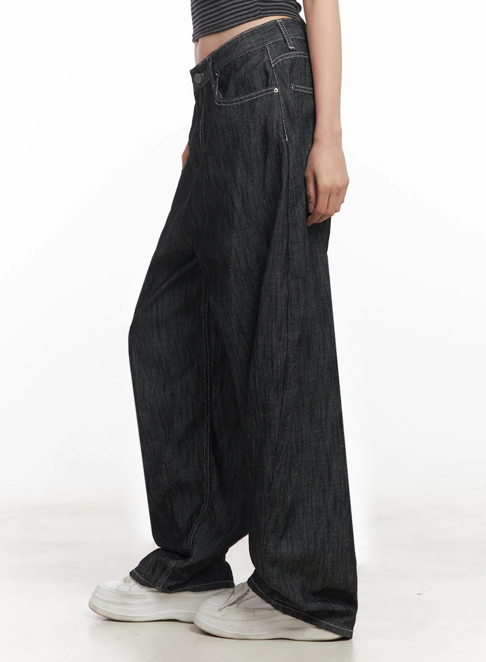 Lilli Wide-Leg Baggy Jeans IY516 - Image 8