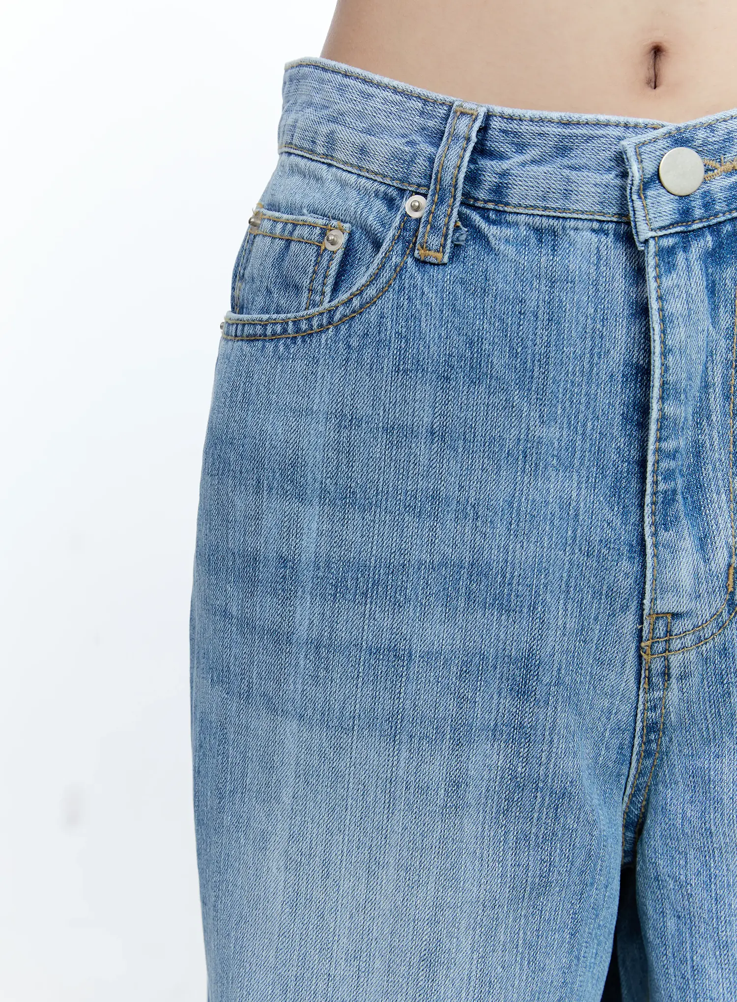 Lina Wide-Leg Denim Jeans CG513 - Image 3