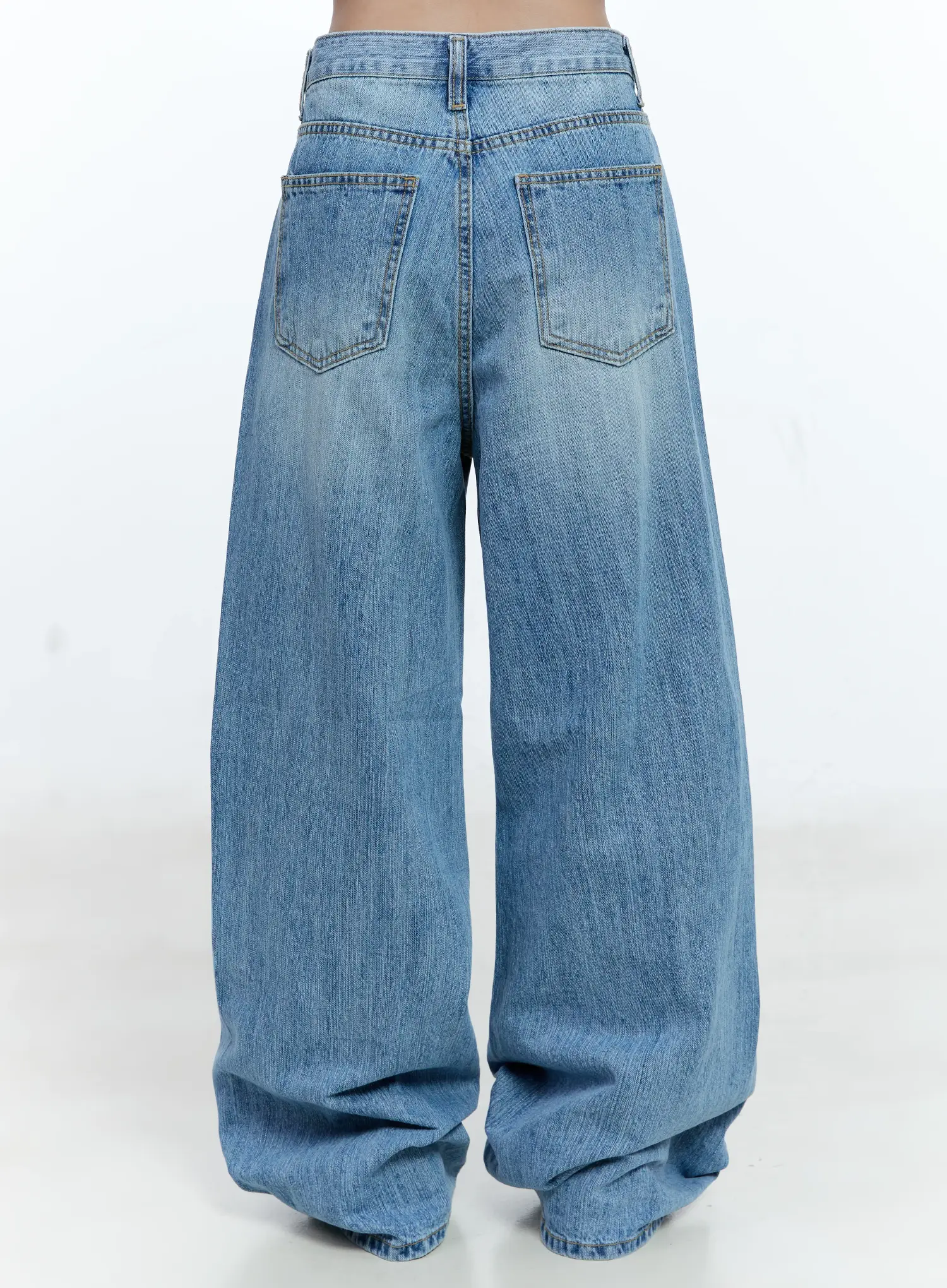 Lina Wide-Leg Denim Jeans CG513 - Image 8