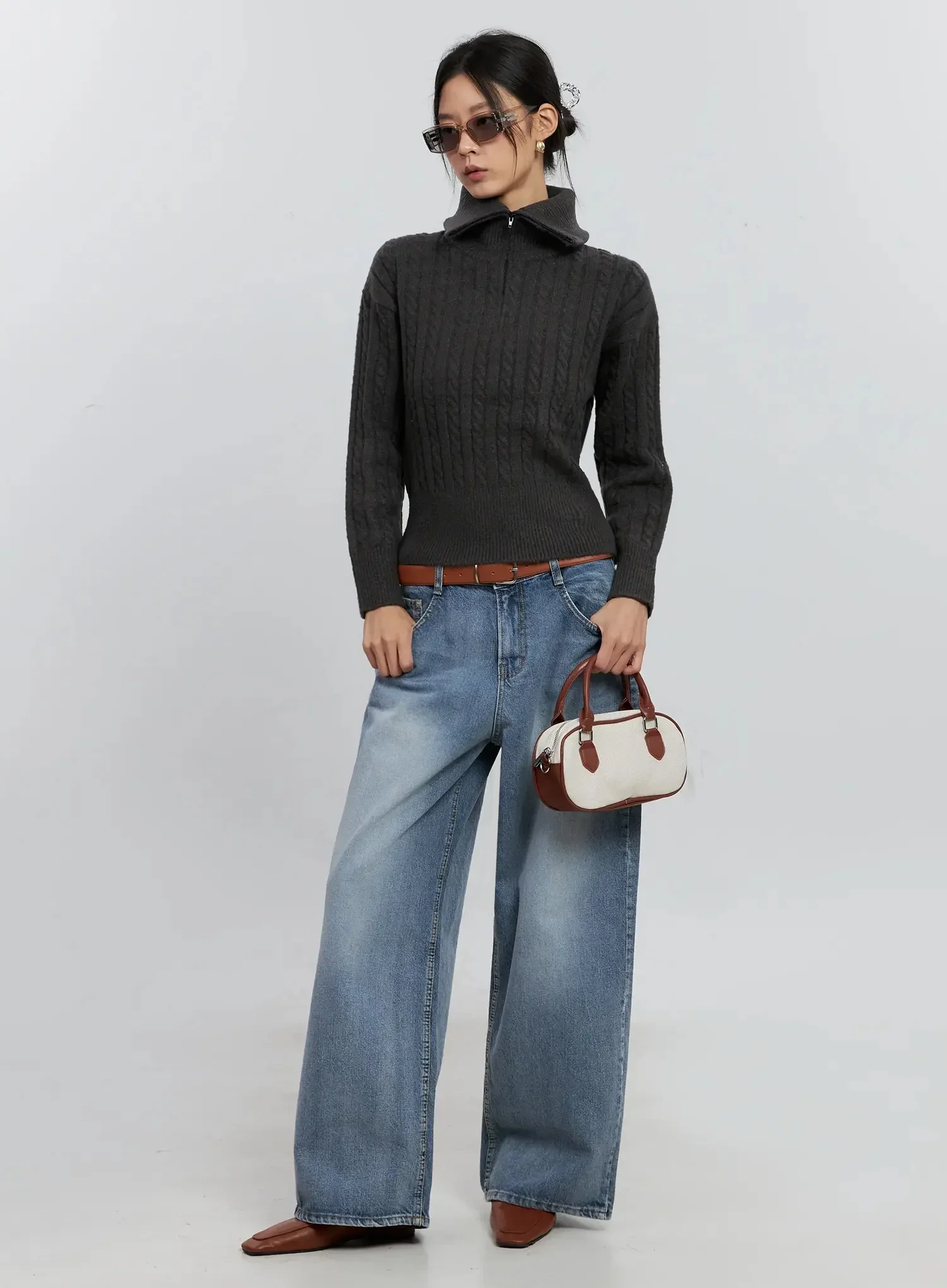 Linda Wide-Leg Jeans IS515 - Image 3