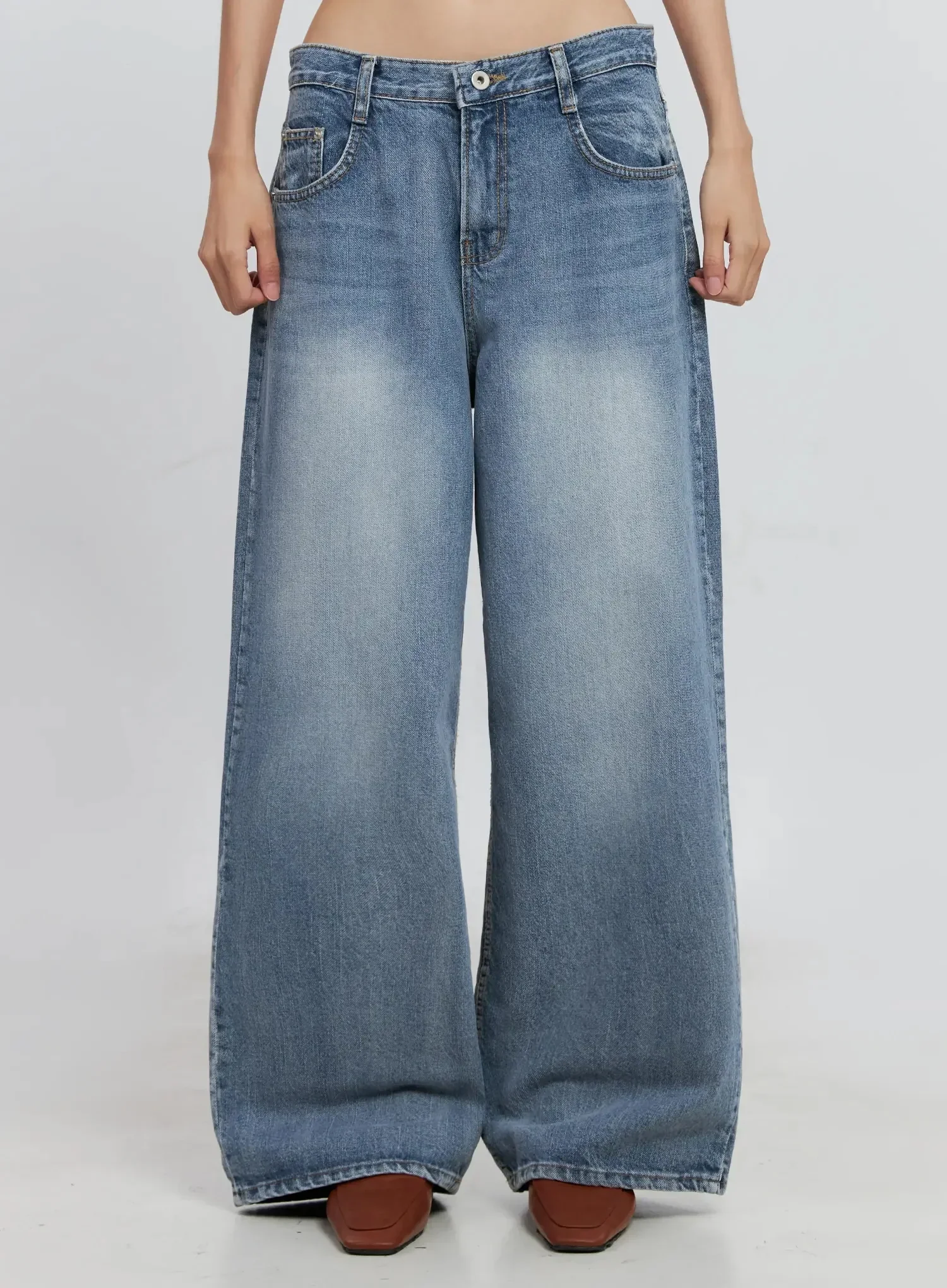 Linda Wide-Leg Jeans IS515 - Image 5