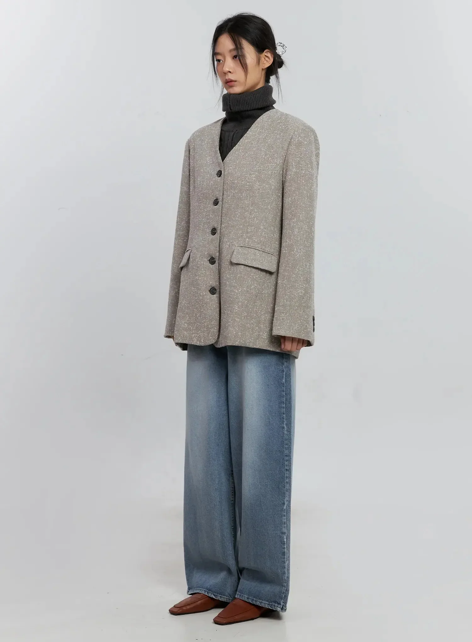 Linda Wide-Leg Jeans IS515 - Image 8