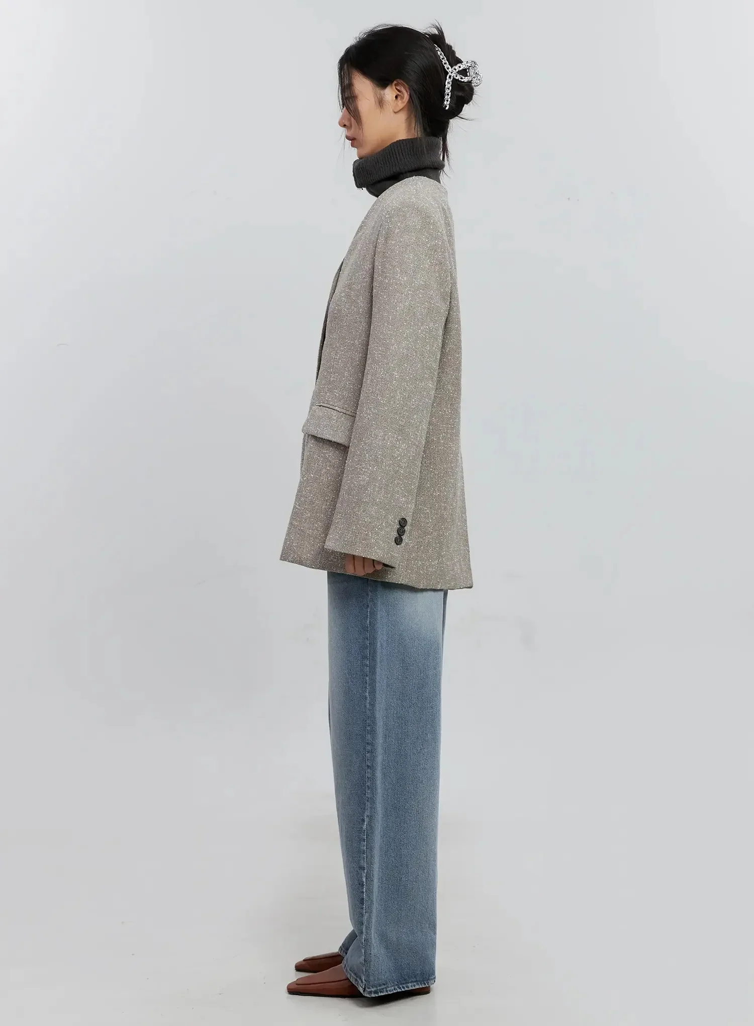 Linda Wide-Leg Jeans IS515 - Image 9