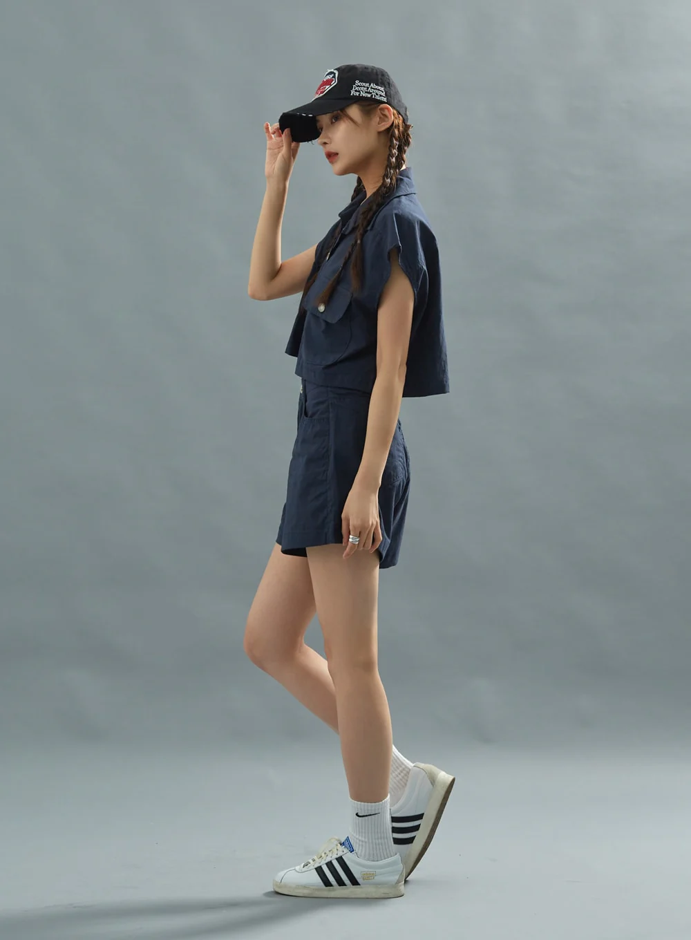 Linen Crop Shirt CU22 - Image 10