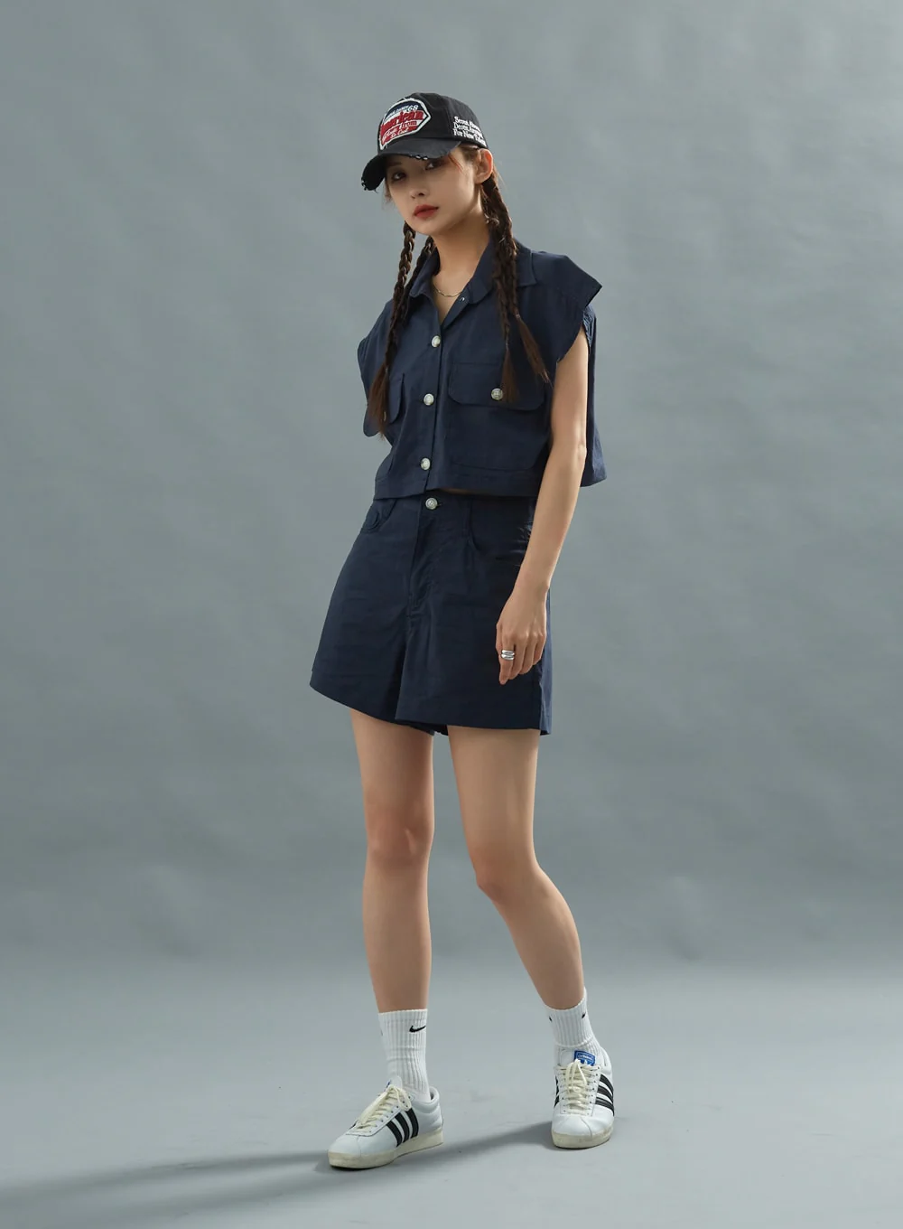 Linen Crop Shirt CU22 - Image 8