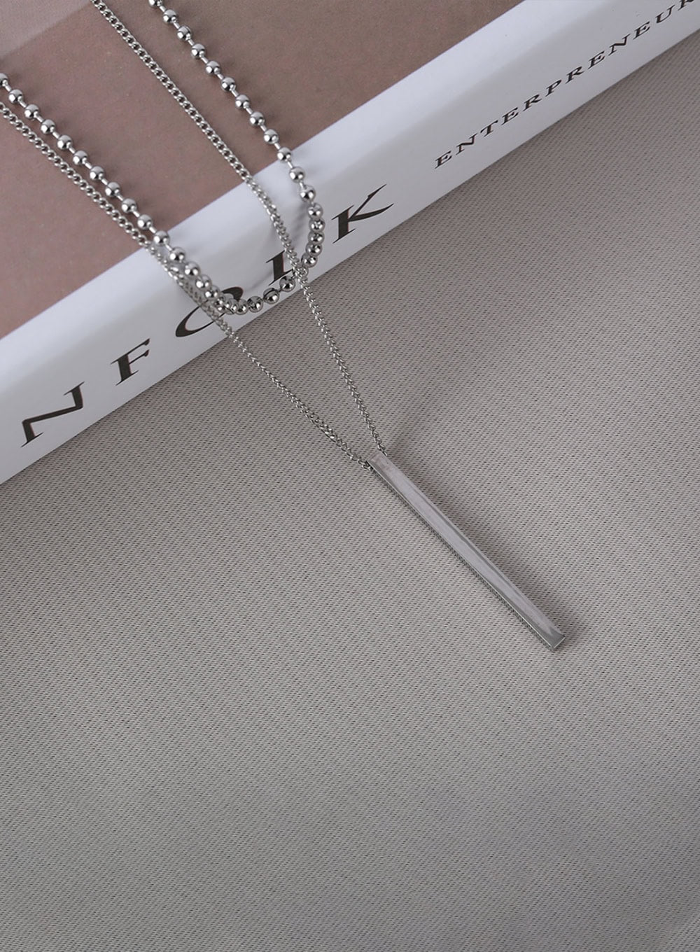 Long Stick Necklace IL403 - Image 2