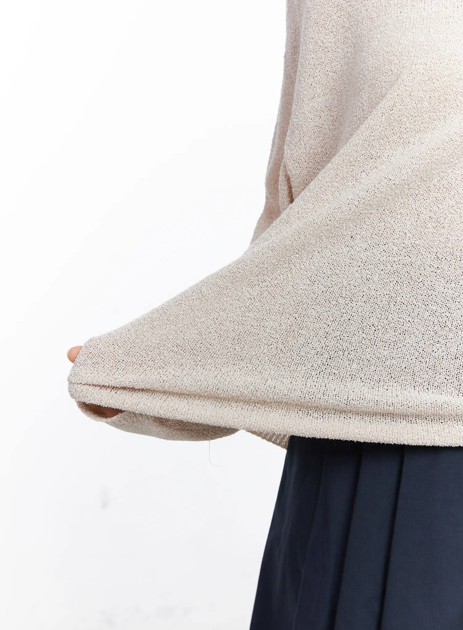Loose Fit Boat Neck Pullover Knit CG520 - Image 4