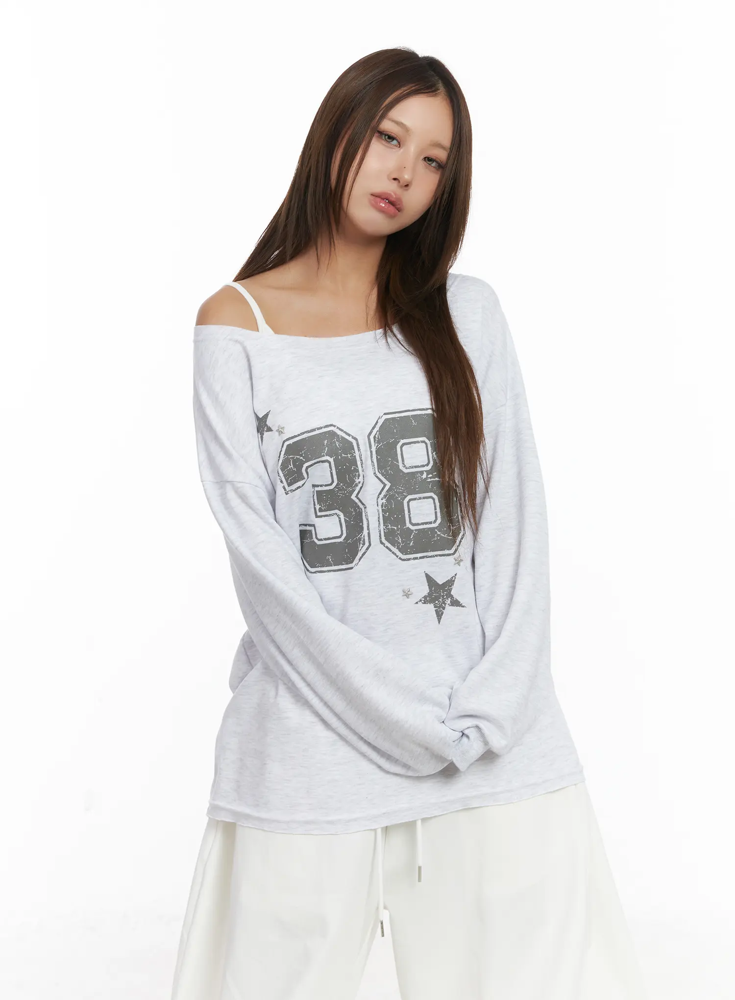 Loose Fit Graphic Sweatshirt CJ512 - Image 2