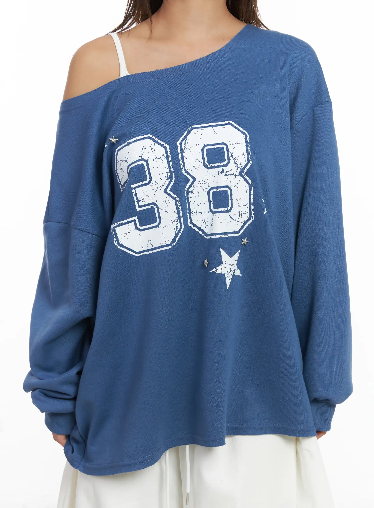 Loose Fit Graphic Sweatshirt CJ512 - Image 9